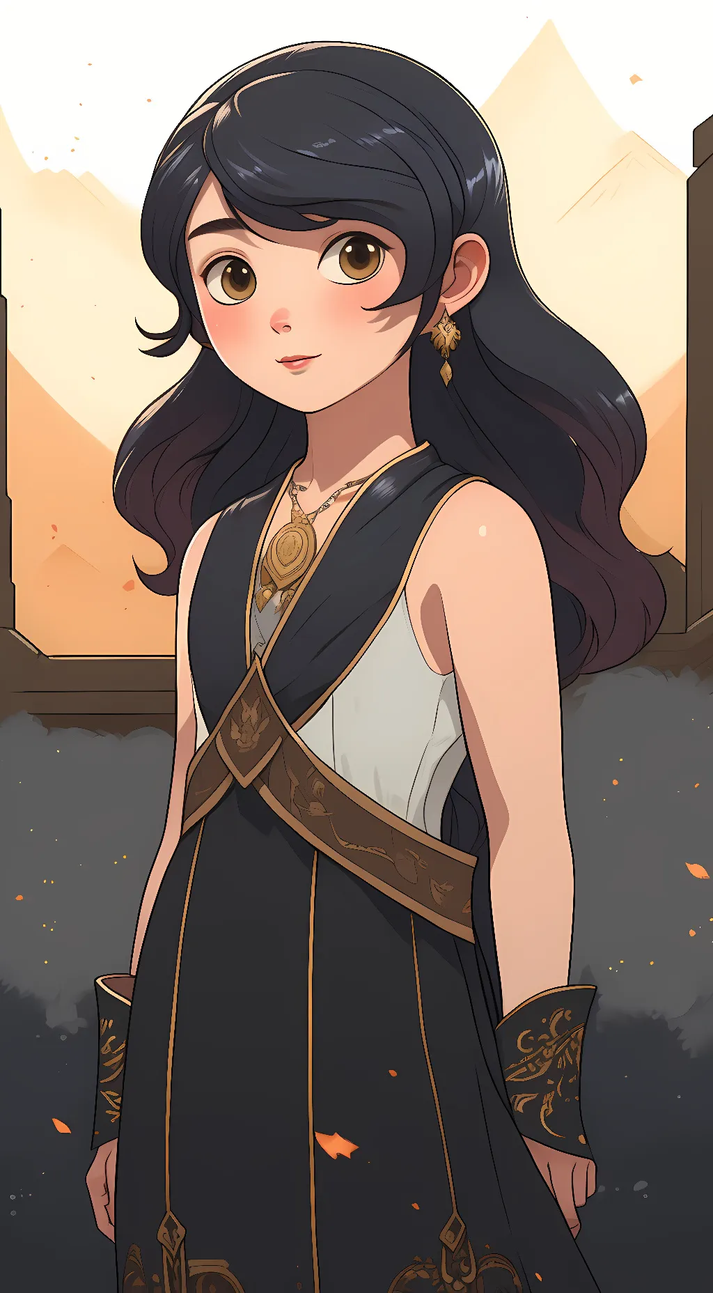 ai character: Nezumi  background