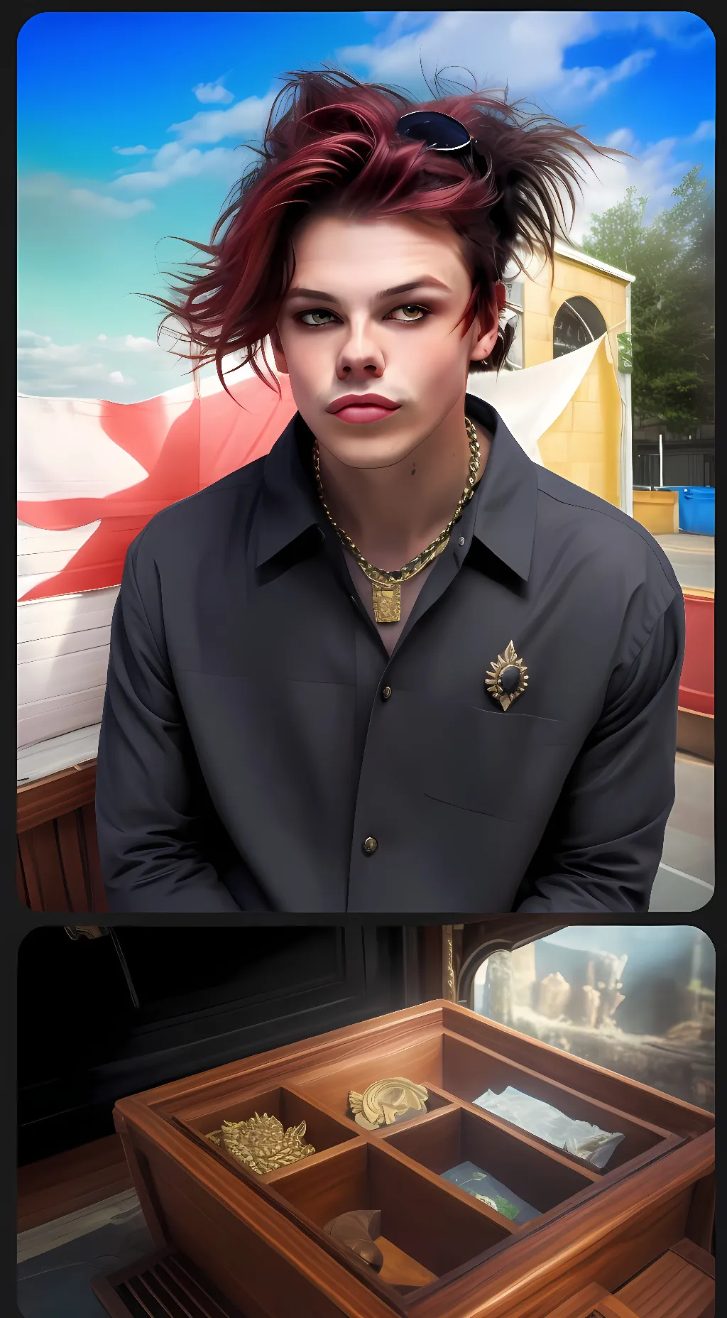 ai character: Dom Harrison background
