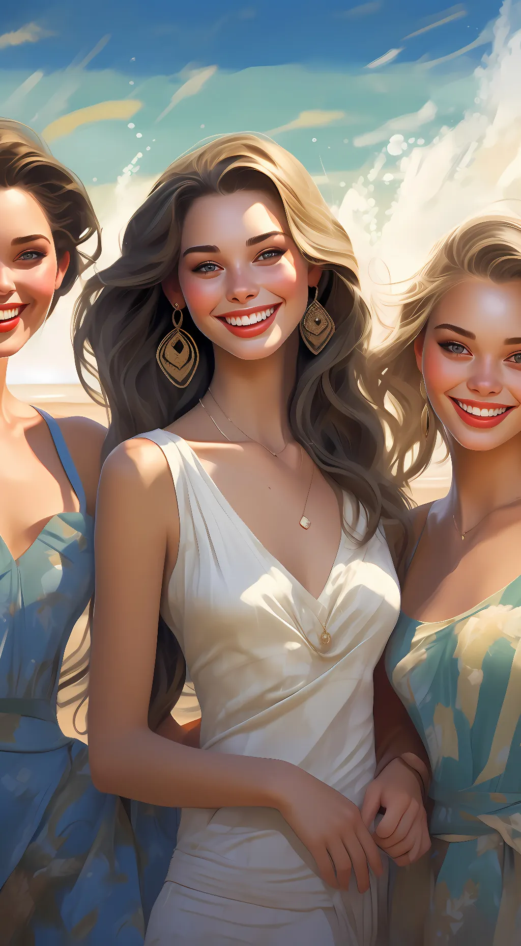 ai character: Amy, Amber, Anna background