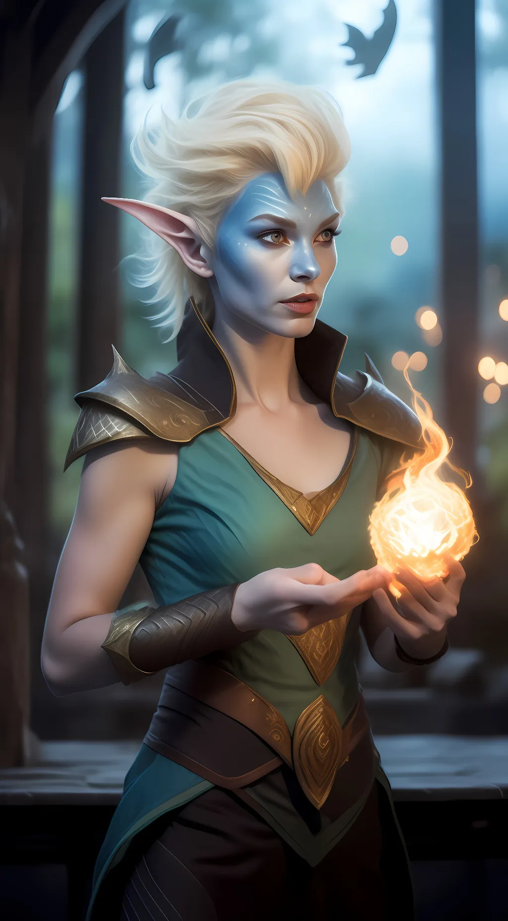 ai character: Lilith Silverkelp background