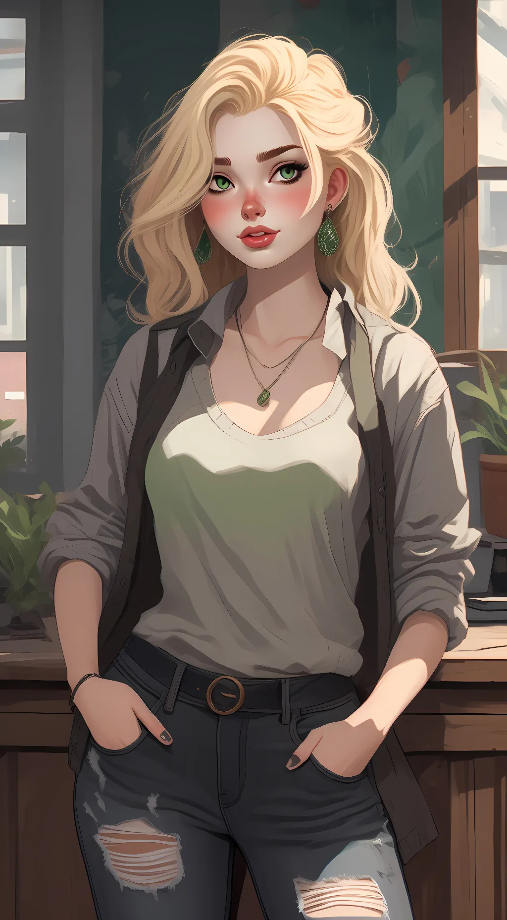 ai character: Jenna Walker background