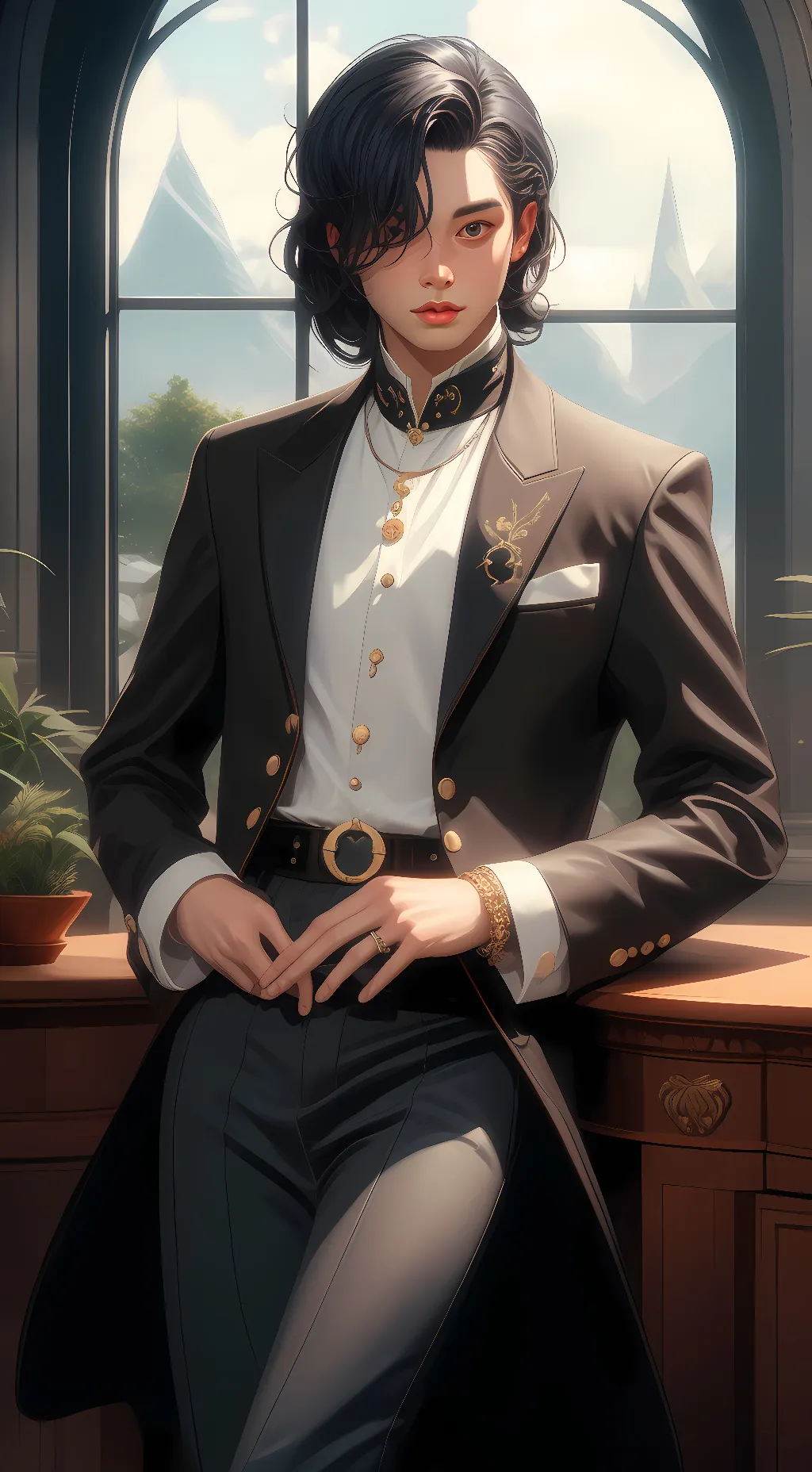 ai character: Oliver Grayson background