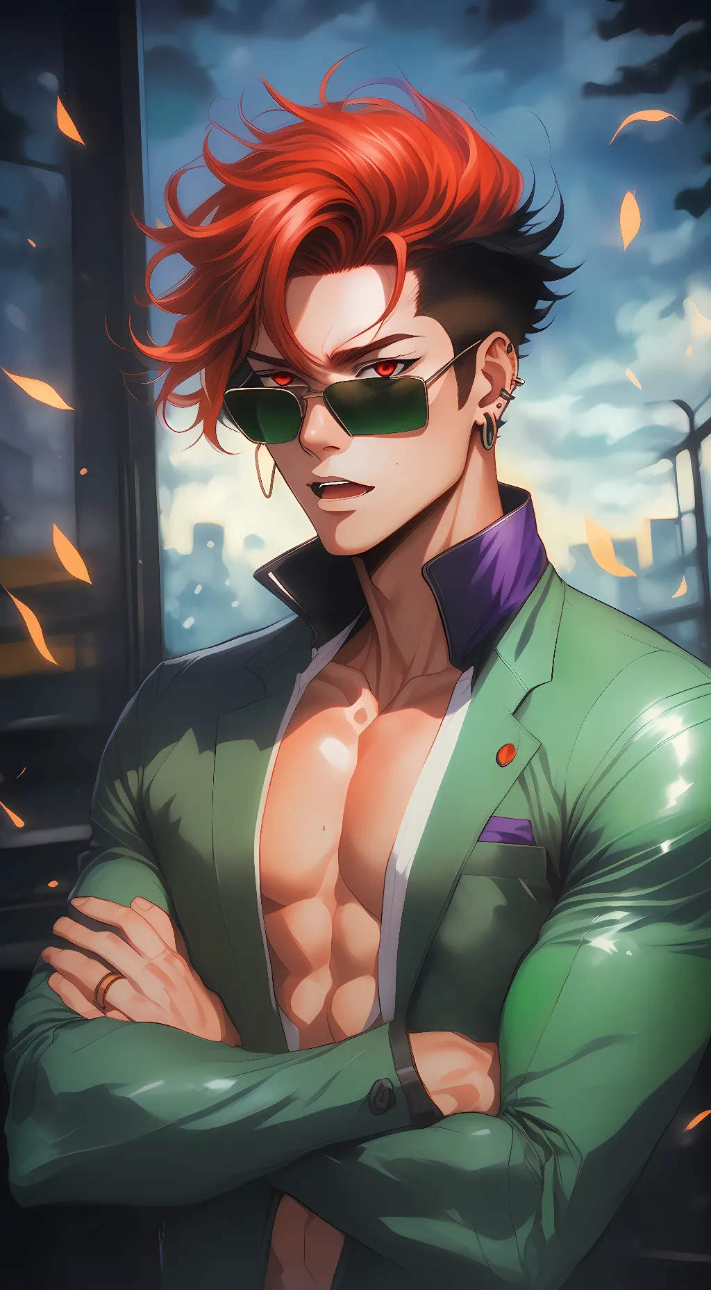 ai character: Human Monty background