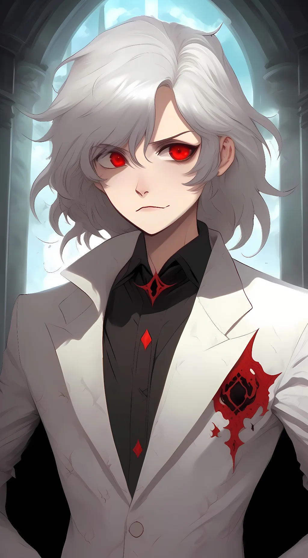 ai character: Lucifer background