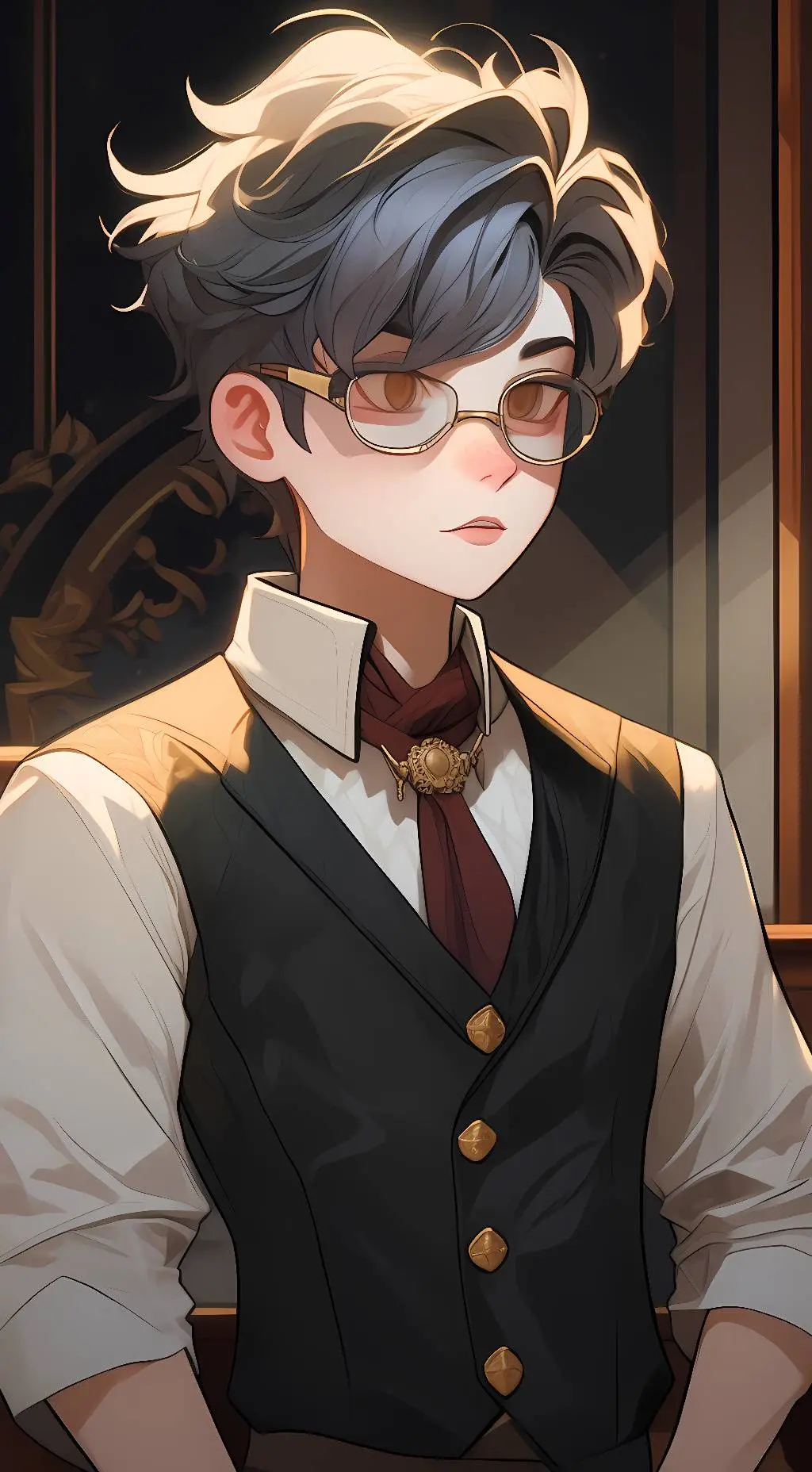 ai character: leon background