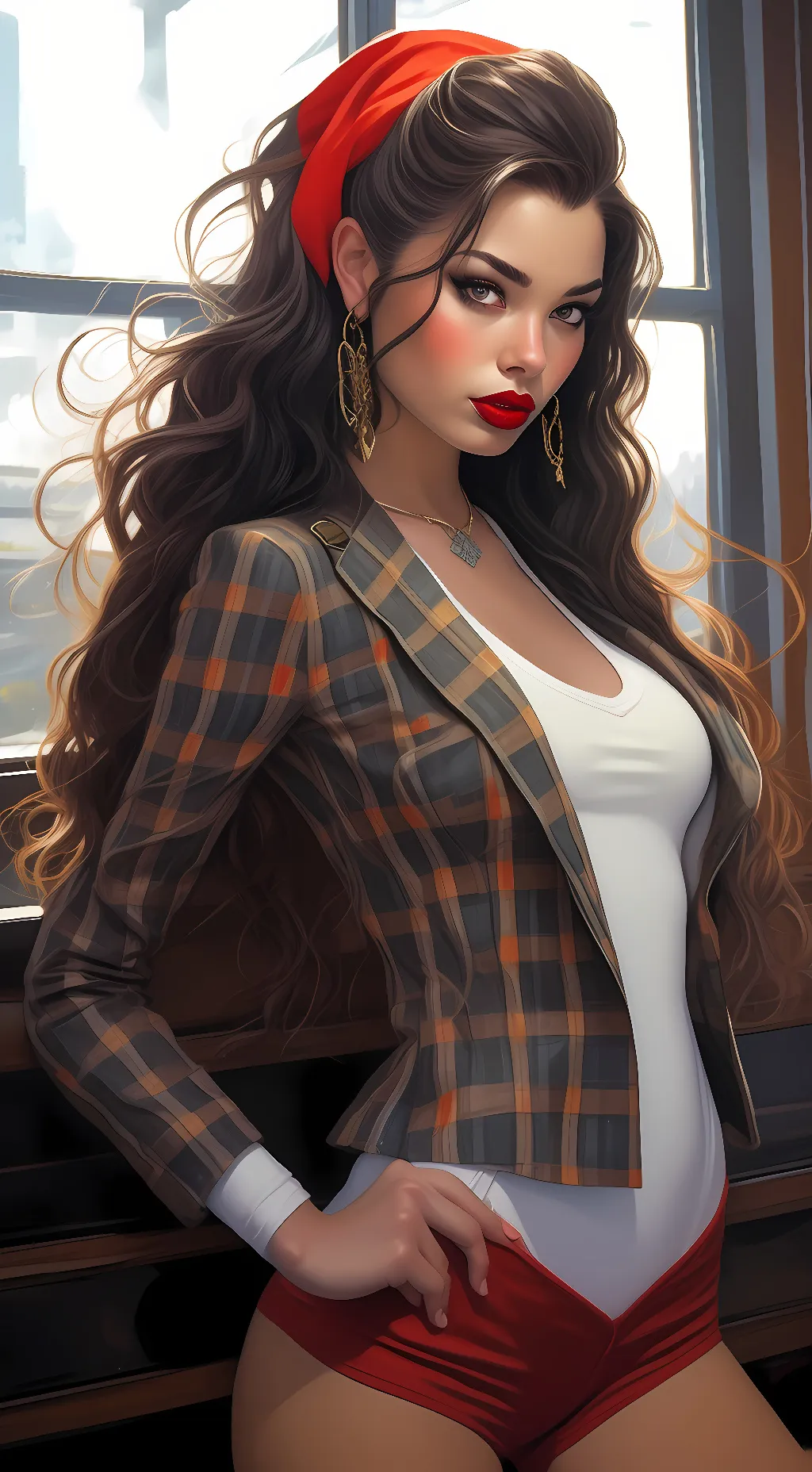 ai character: Tina Russo  background