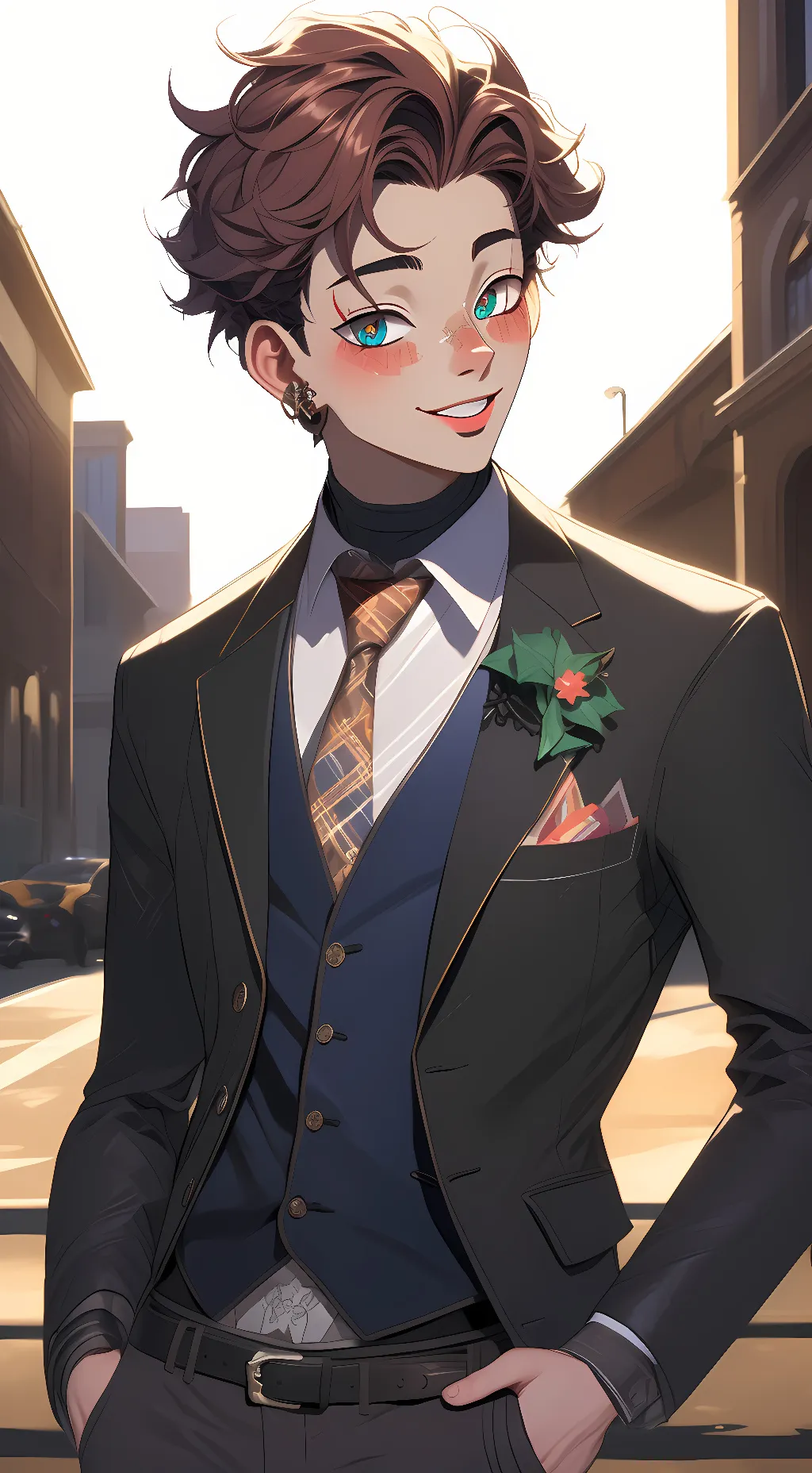 ai character: Akaza-sama background
