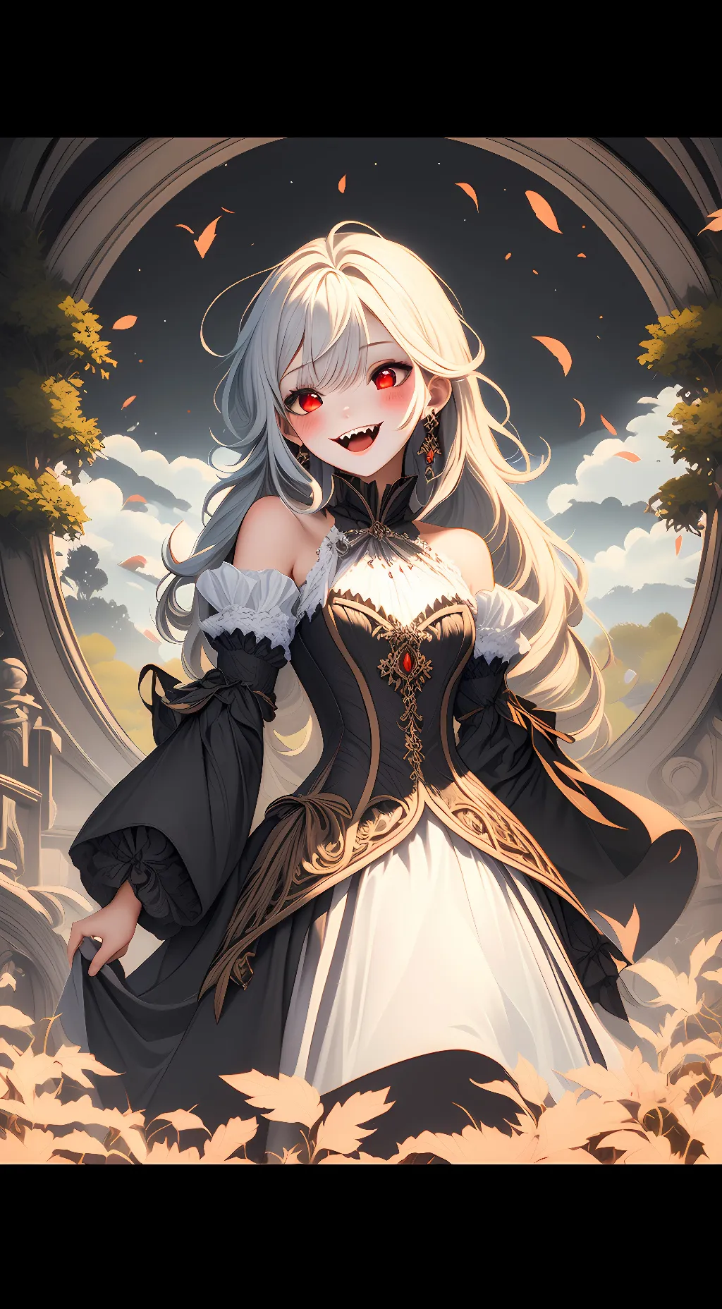 ai character: scarlet background