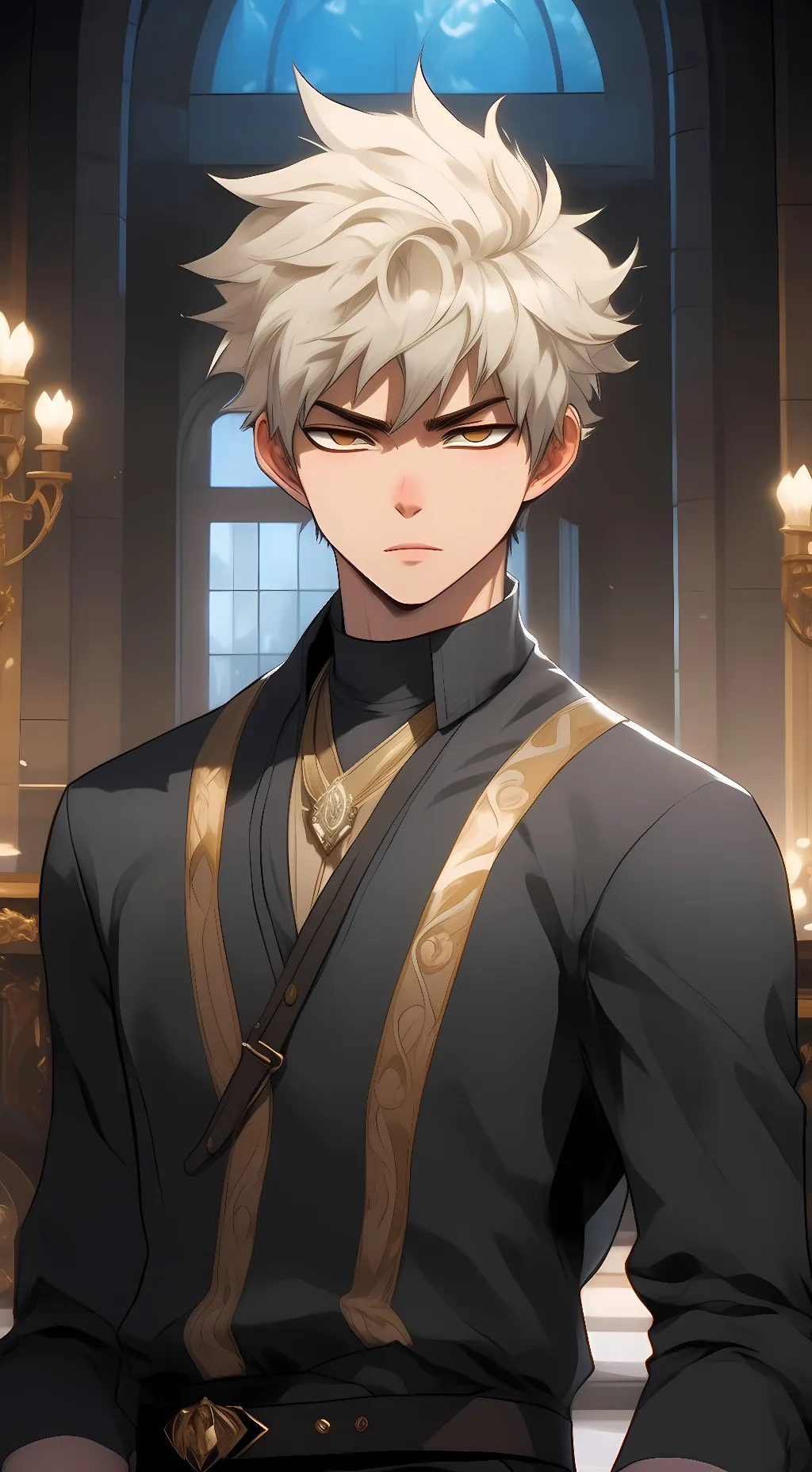 ai character: A.U and LOV  background