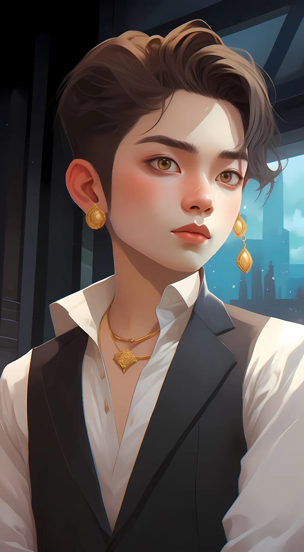 ai character: Alex Coca-Cola amo background