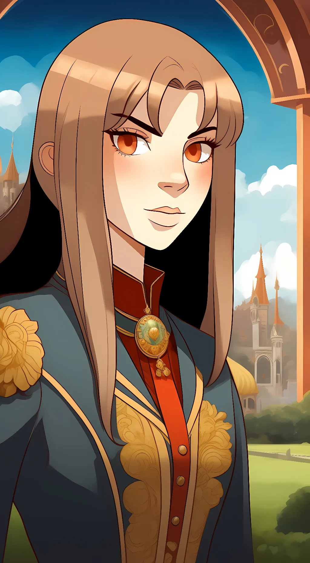 ai character: Female Isen Uno background