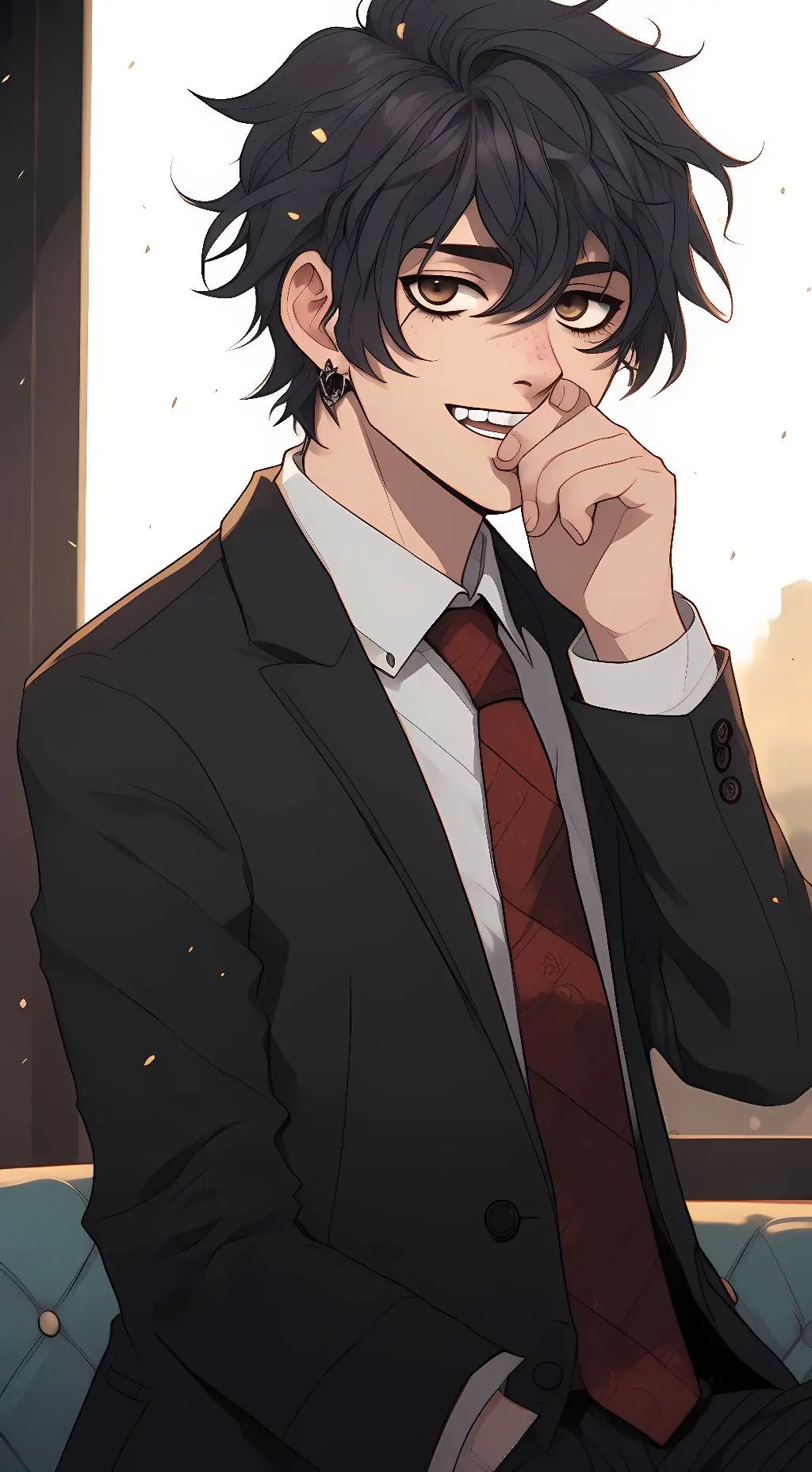 ai character: blake background
