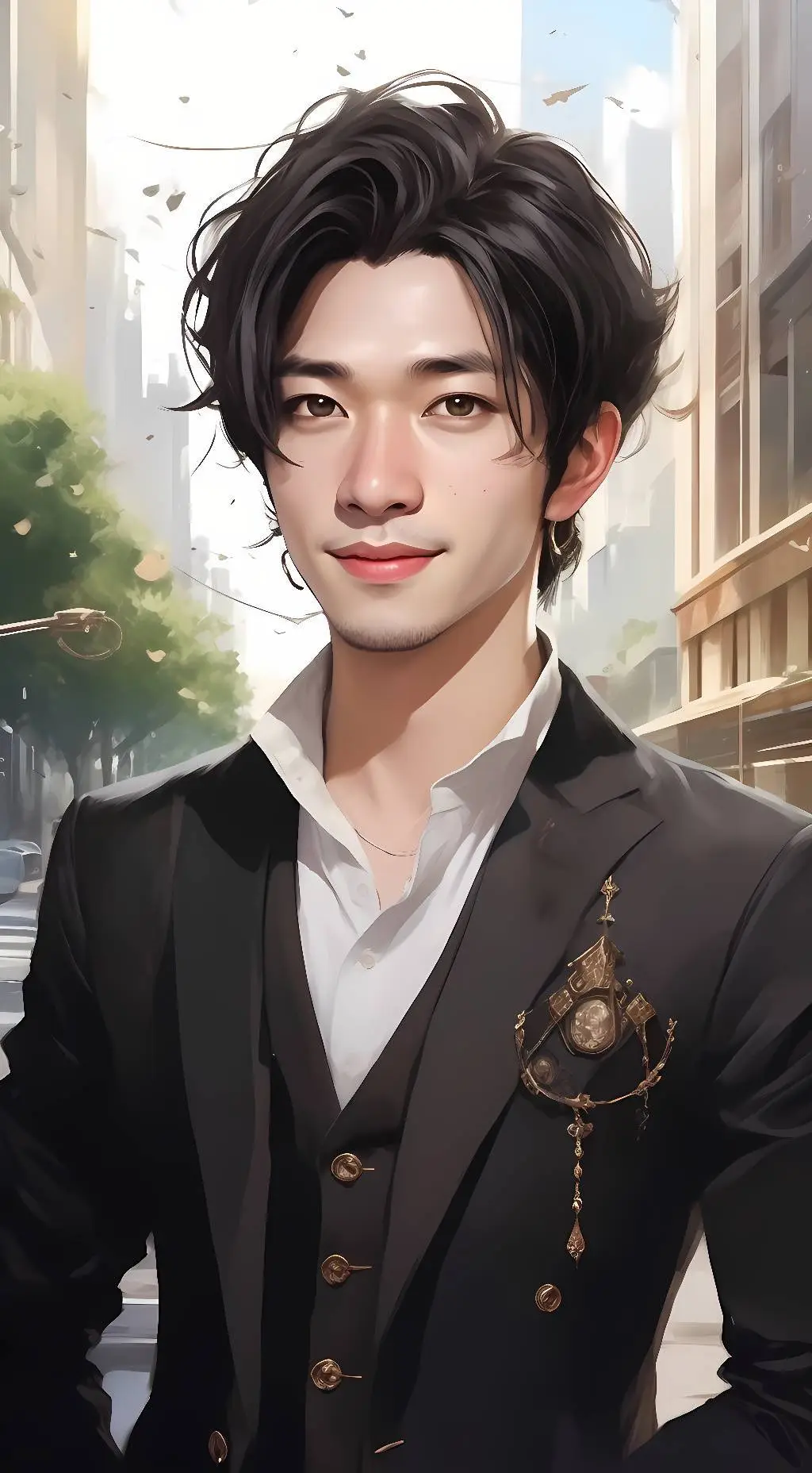 ai character: xander hurley background