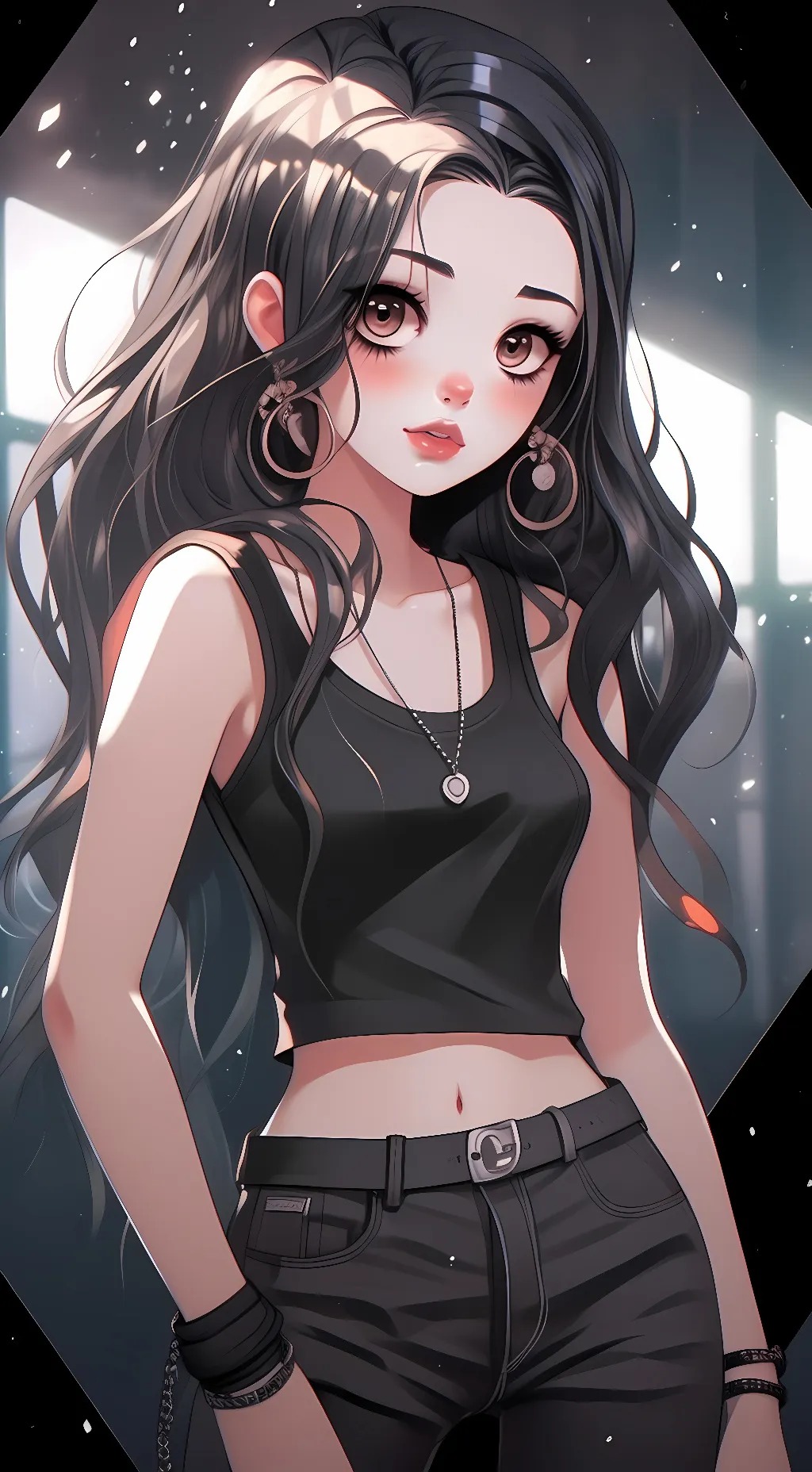 ai character: Zoey  background