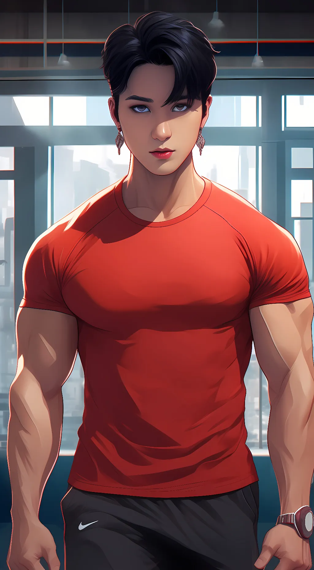 ai character: Seo Changbin  background