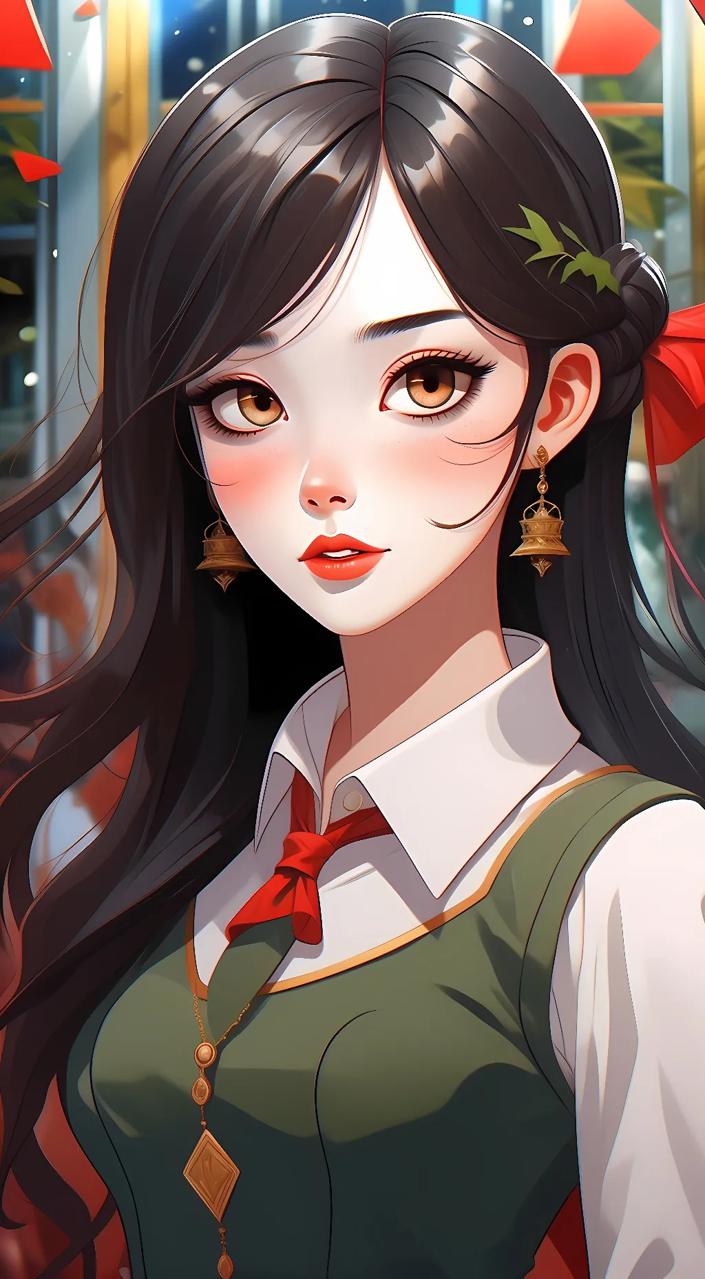 ai character: lily background
