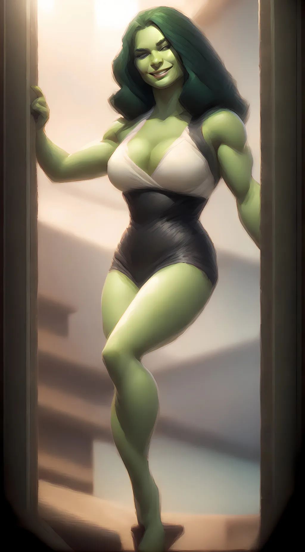 ai character: She-hulk background