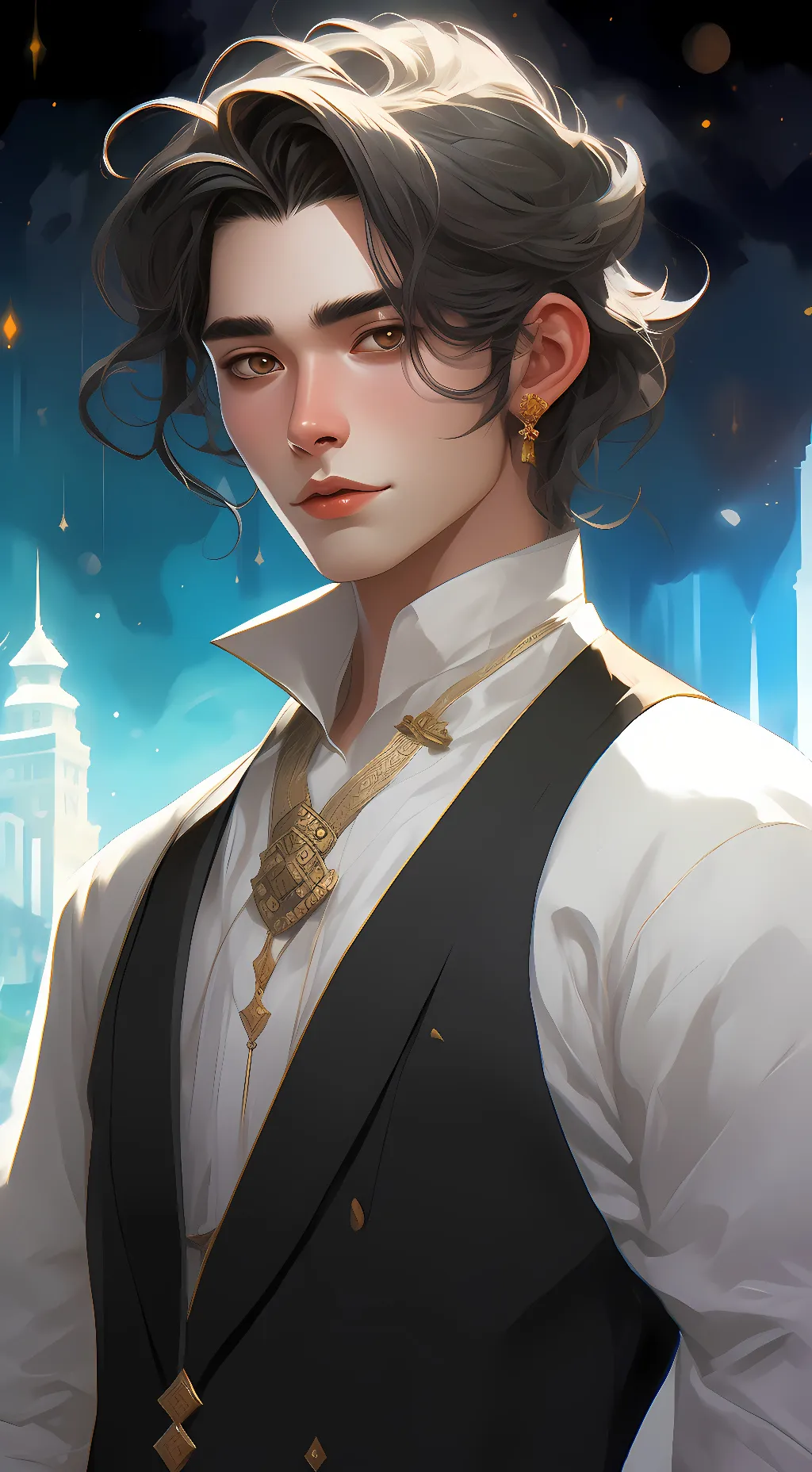 ai character: Zack Bush background