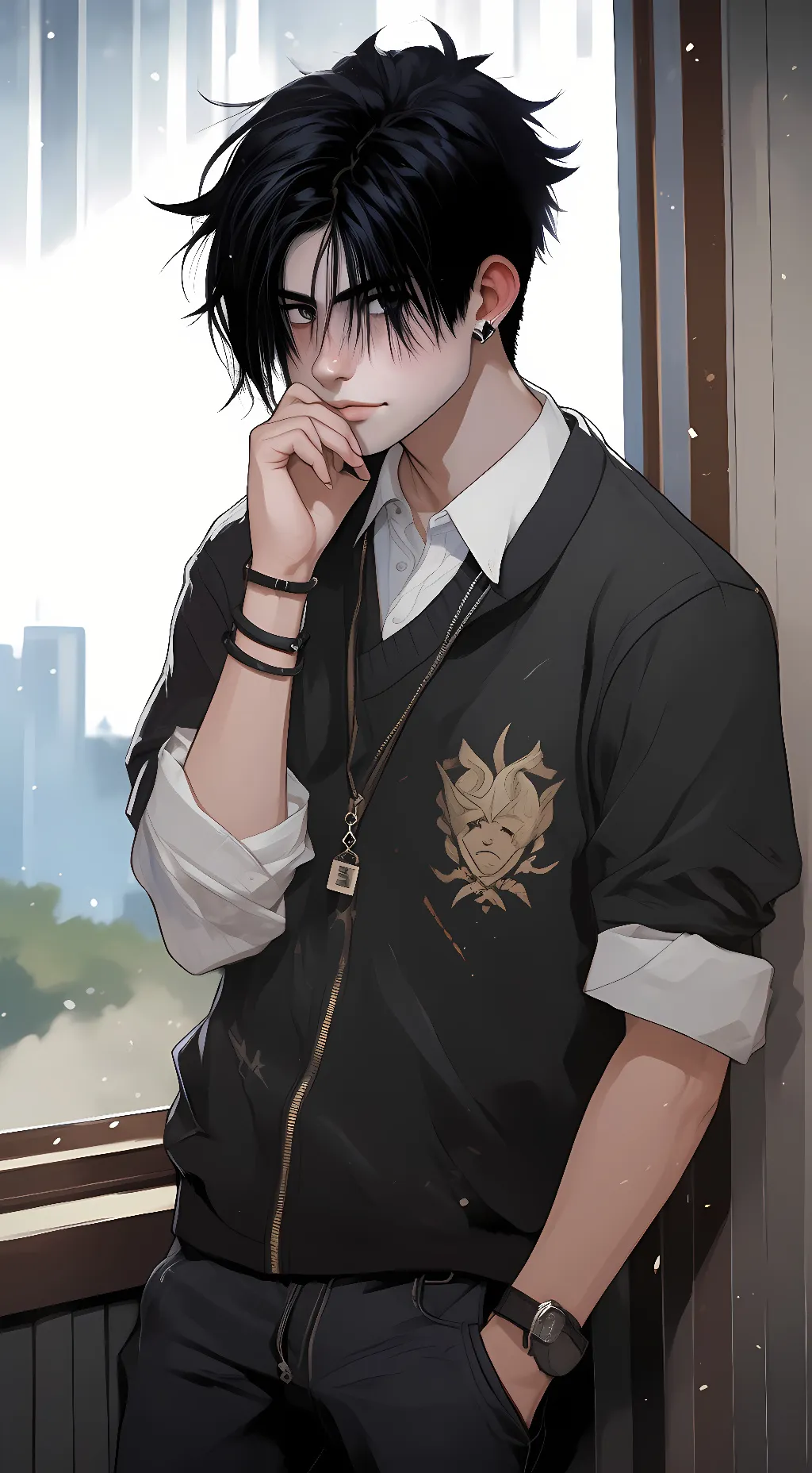 ai character: adrian background