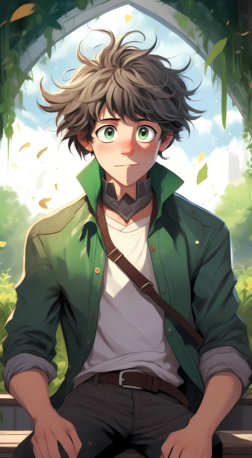 ai character: Izuku Midoriya background