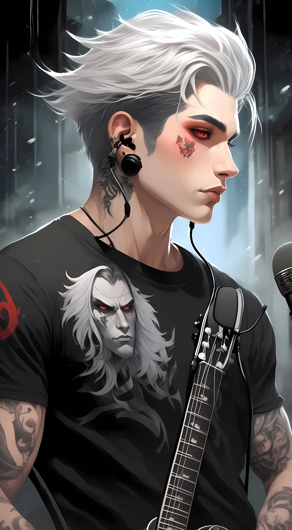 ai character: Andy Blackheart background