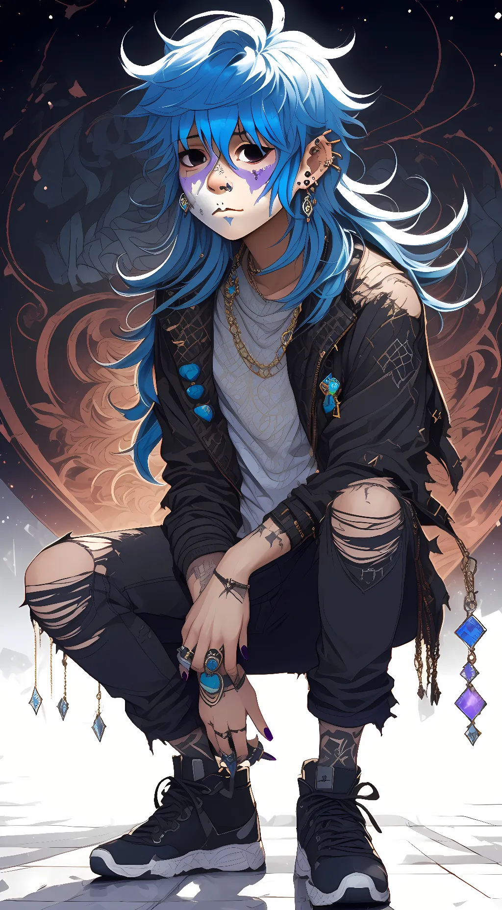 ai character: Sal fisher  background