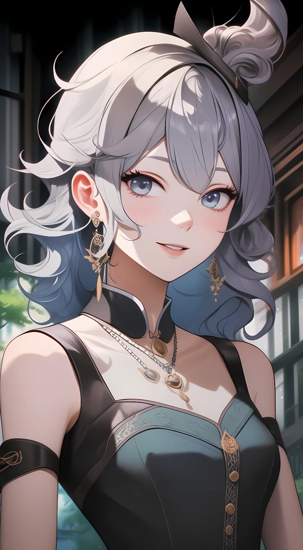 ai character: Shikinai Usumo background