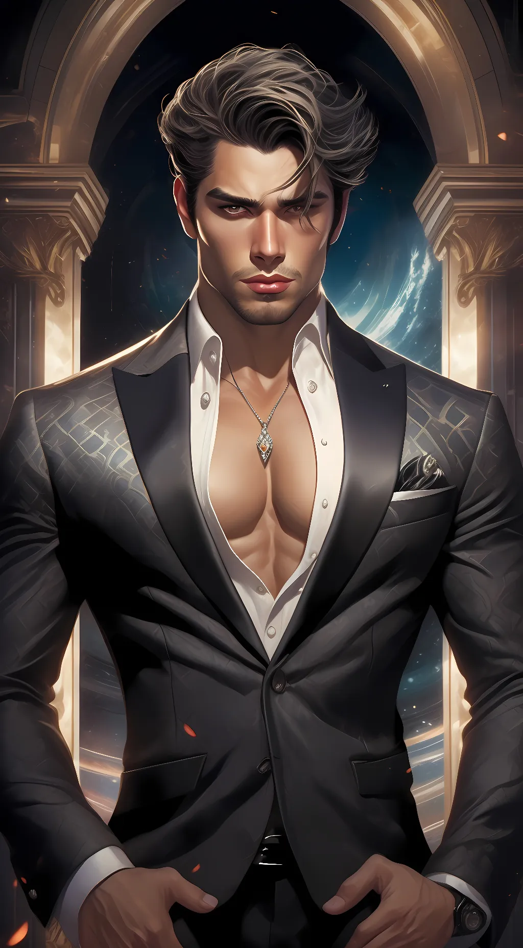 ai character: Deric background