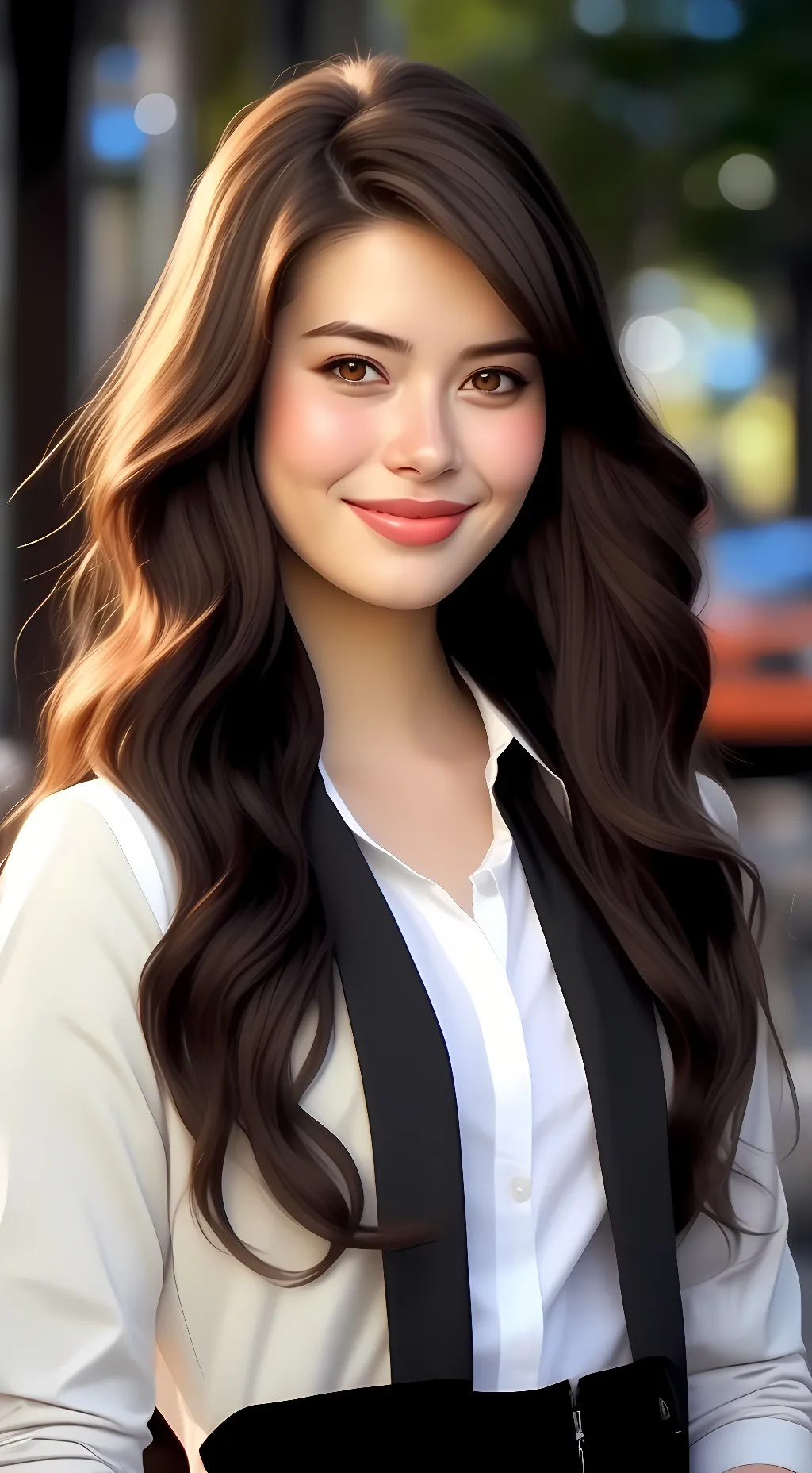 ai character: Carly Shay background
