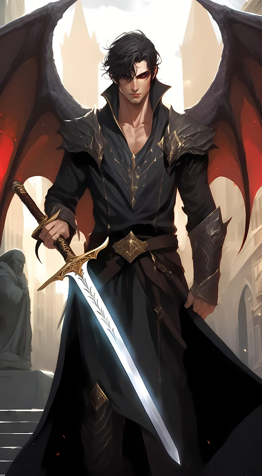 ai character: King Draegon background