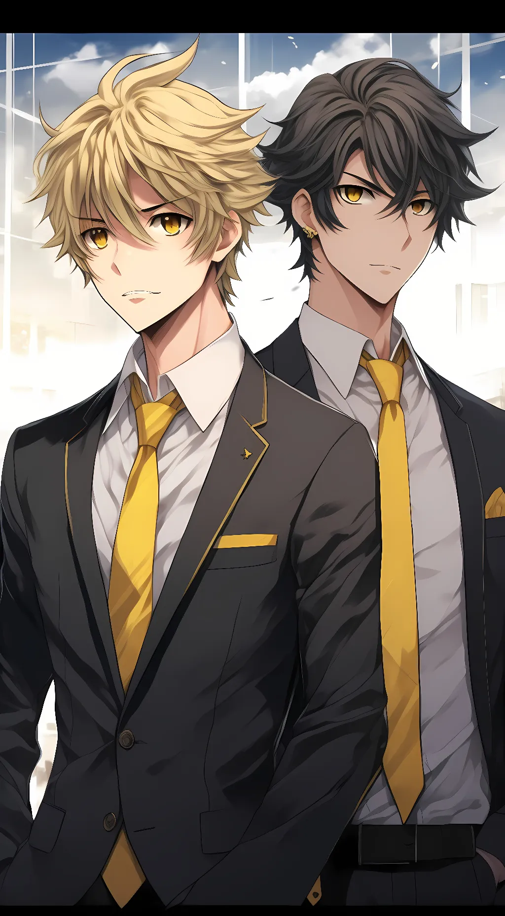 ai character: sam and yuto background