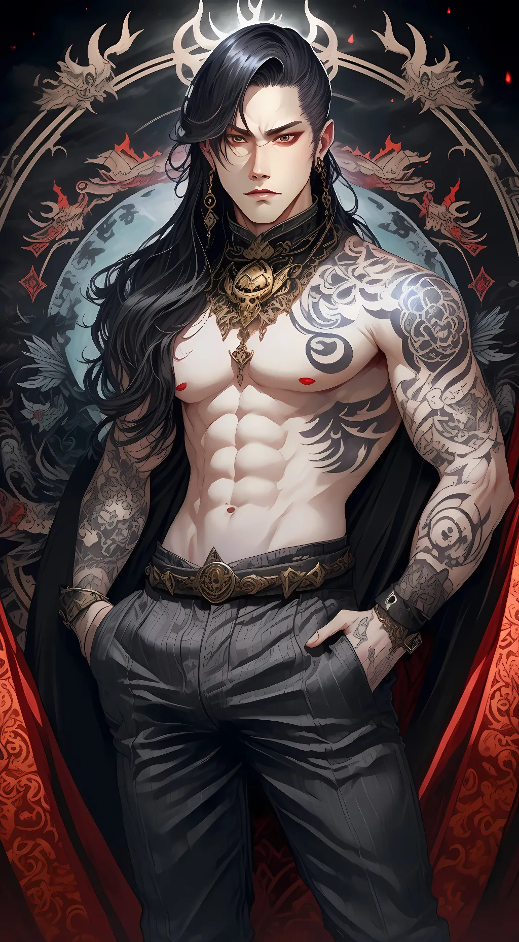 ai character: Demon Prince background