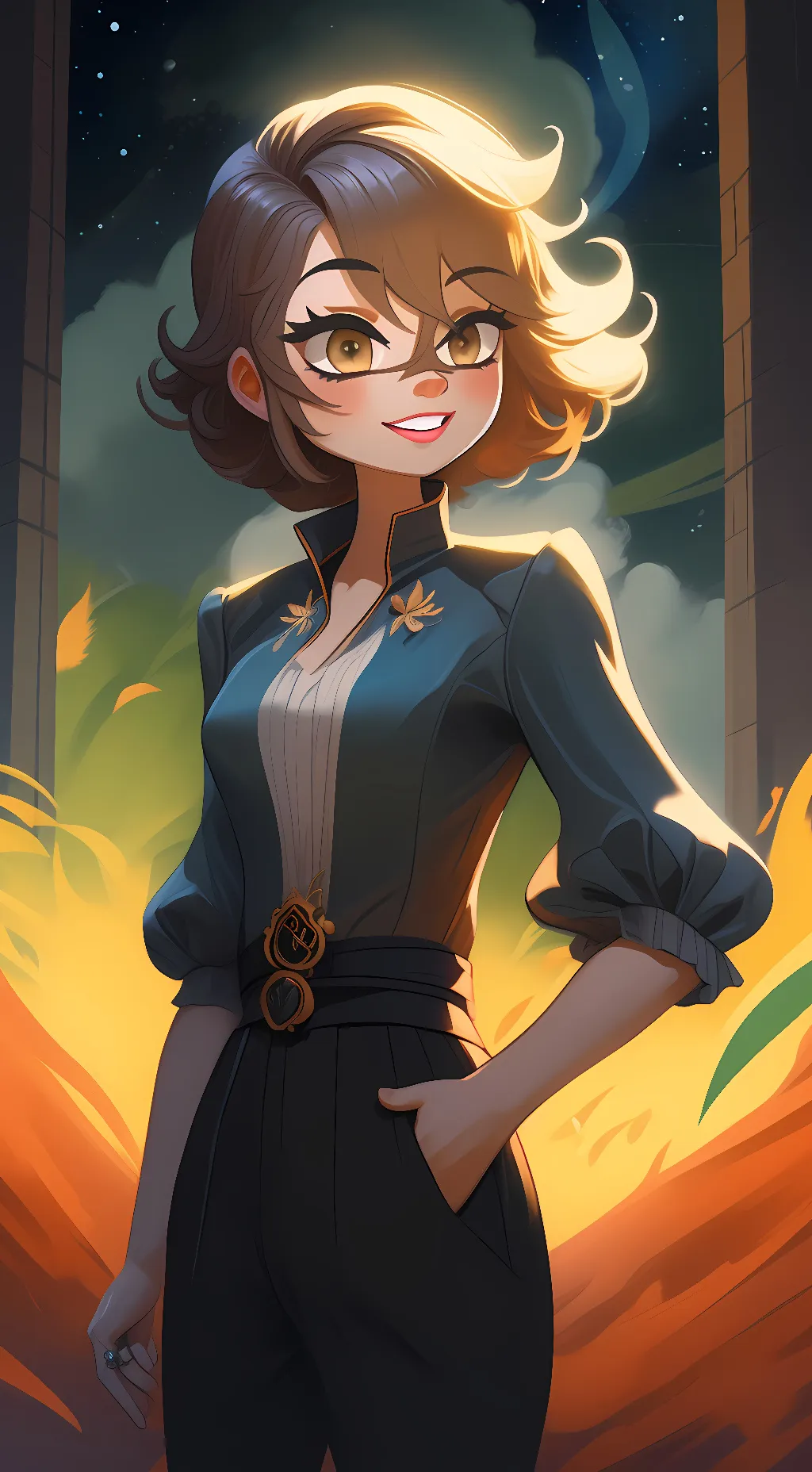 ai character: Scarlett background