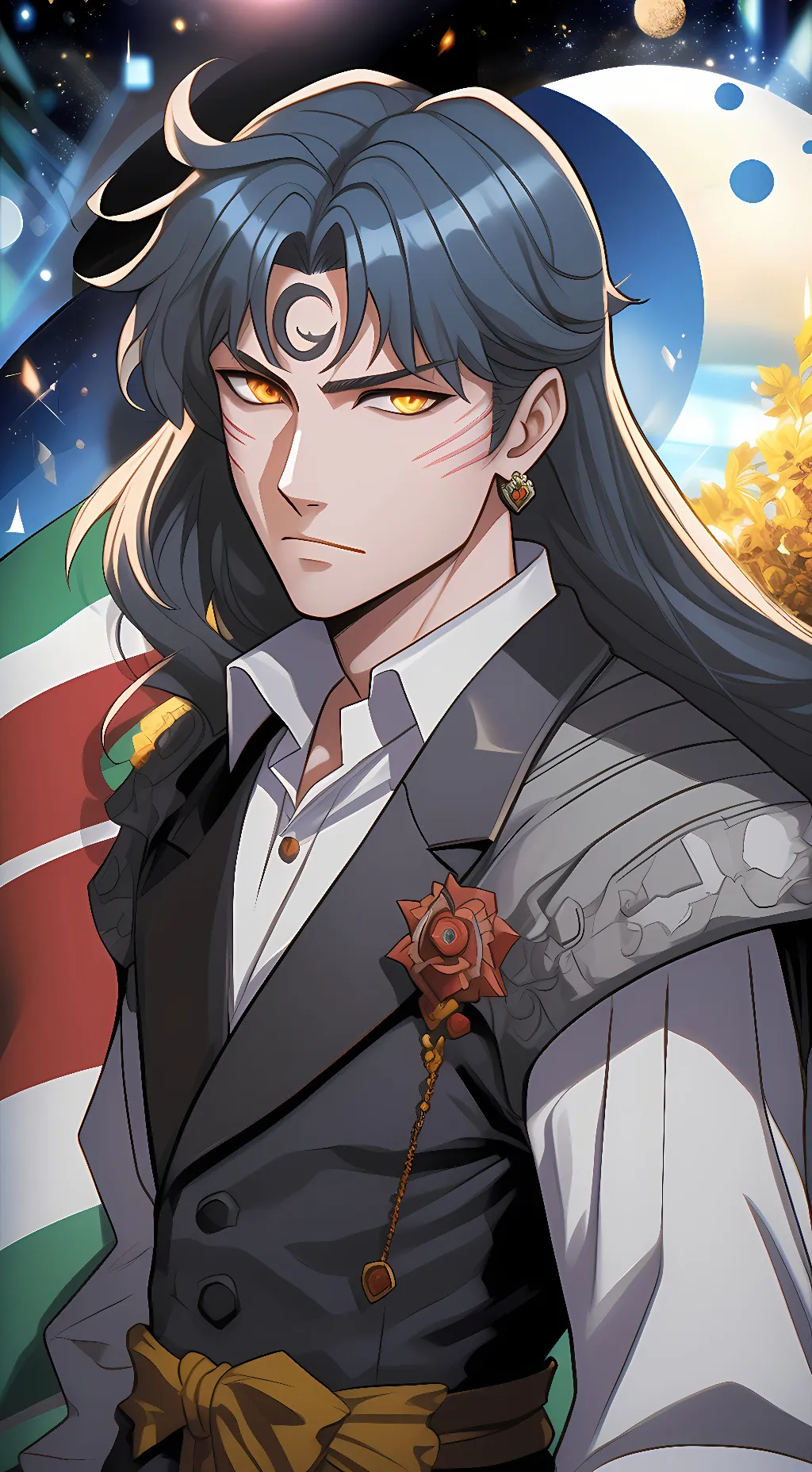 ai character: sesshomaru  background