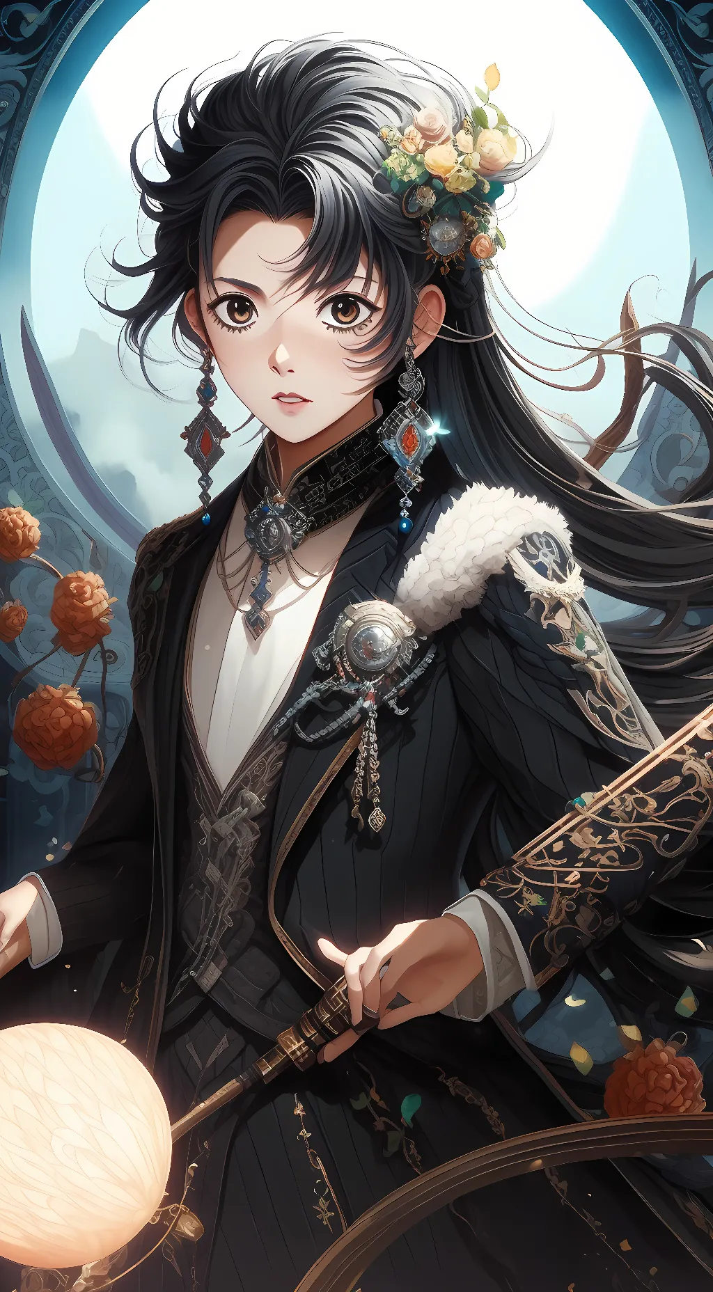 ai character: Tanjiro Kamado background