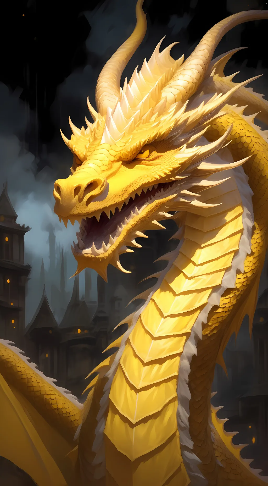 ai character: Ghidorah and Rodan background