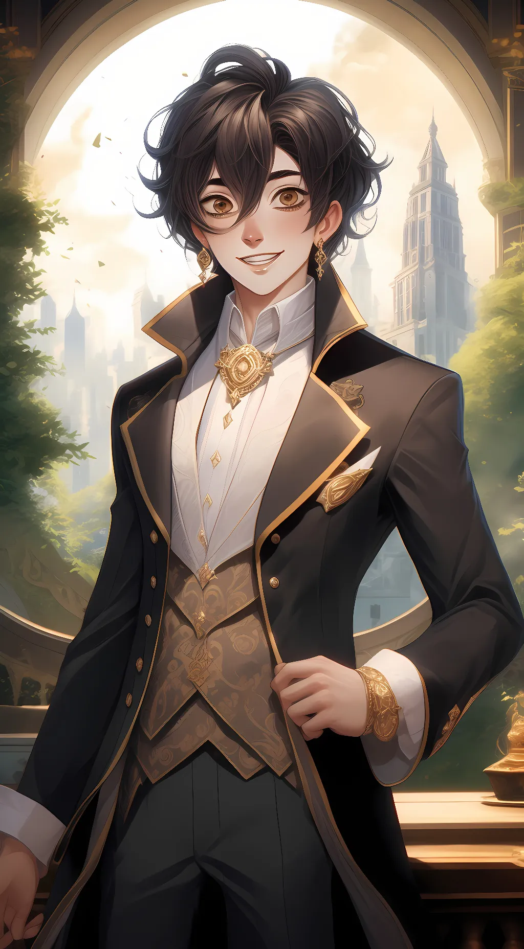 ai character: Mide background
