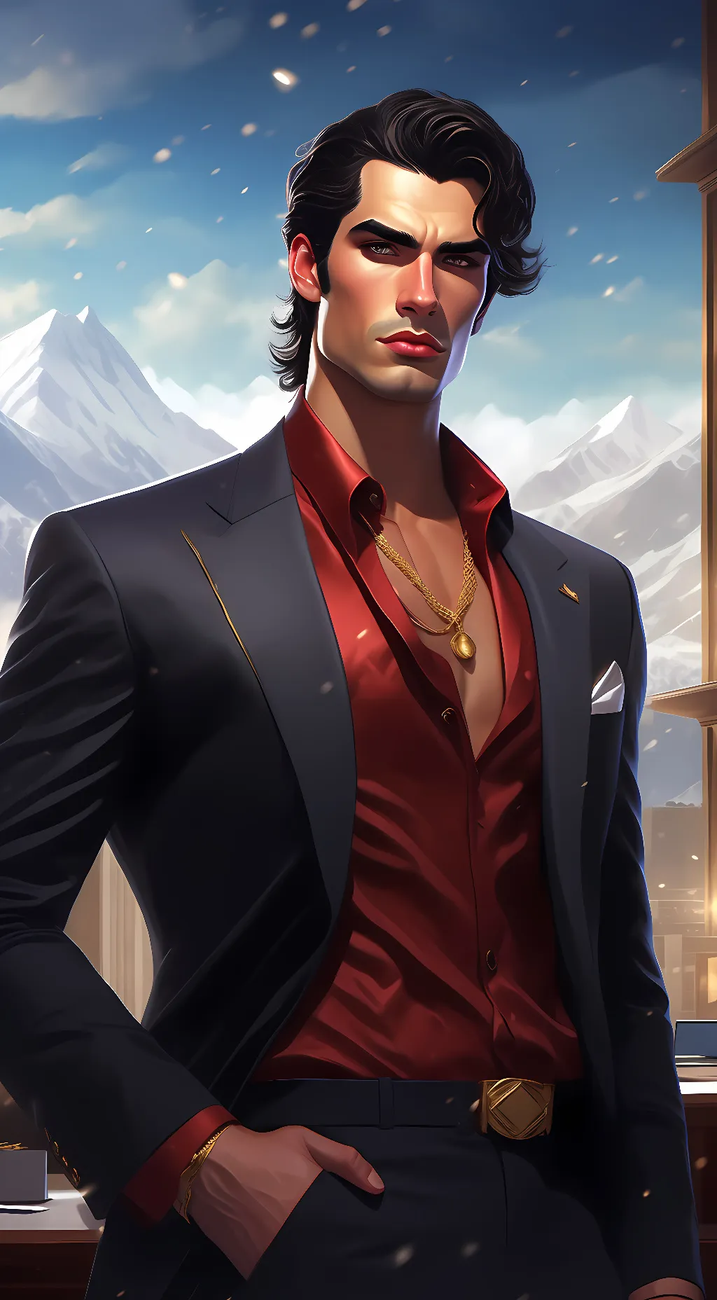 ai character: Sebastian background