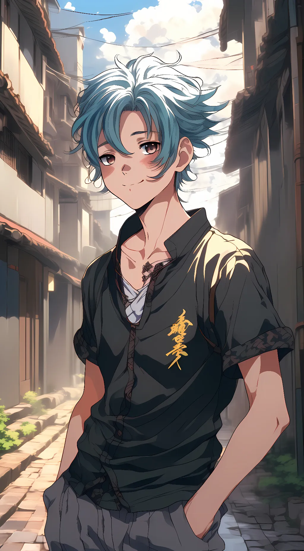 ai character: Levi your stepdad~ background