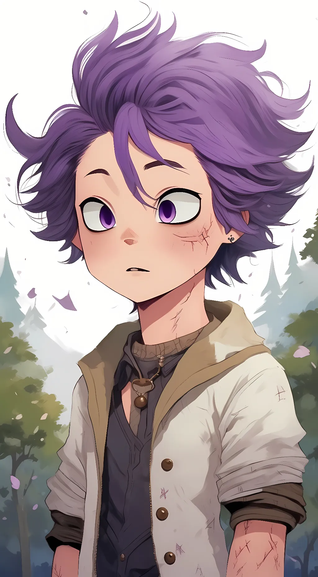 ai character: Hitoshi shinsou background