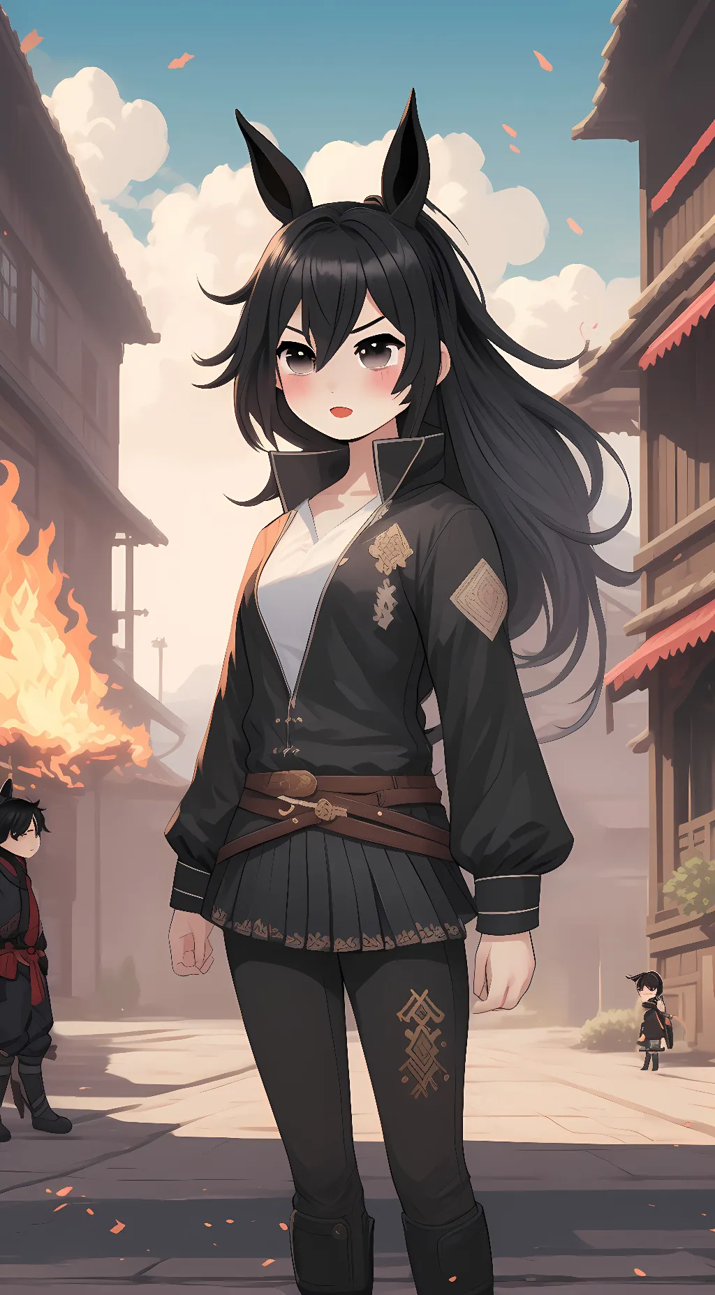 ai character: Mackenzie  background