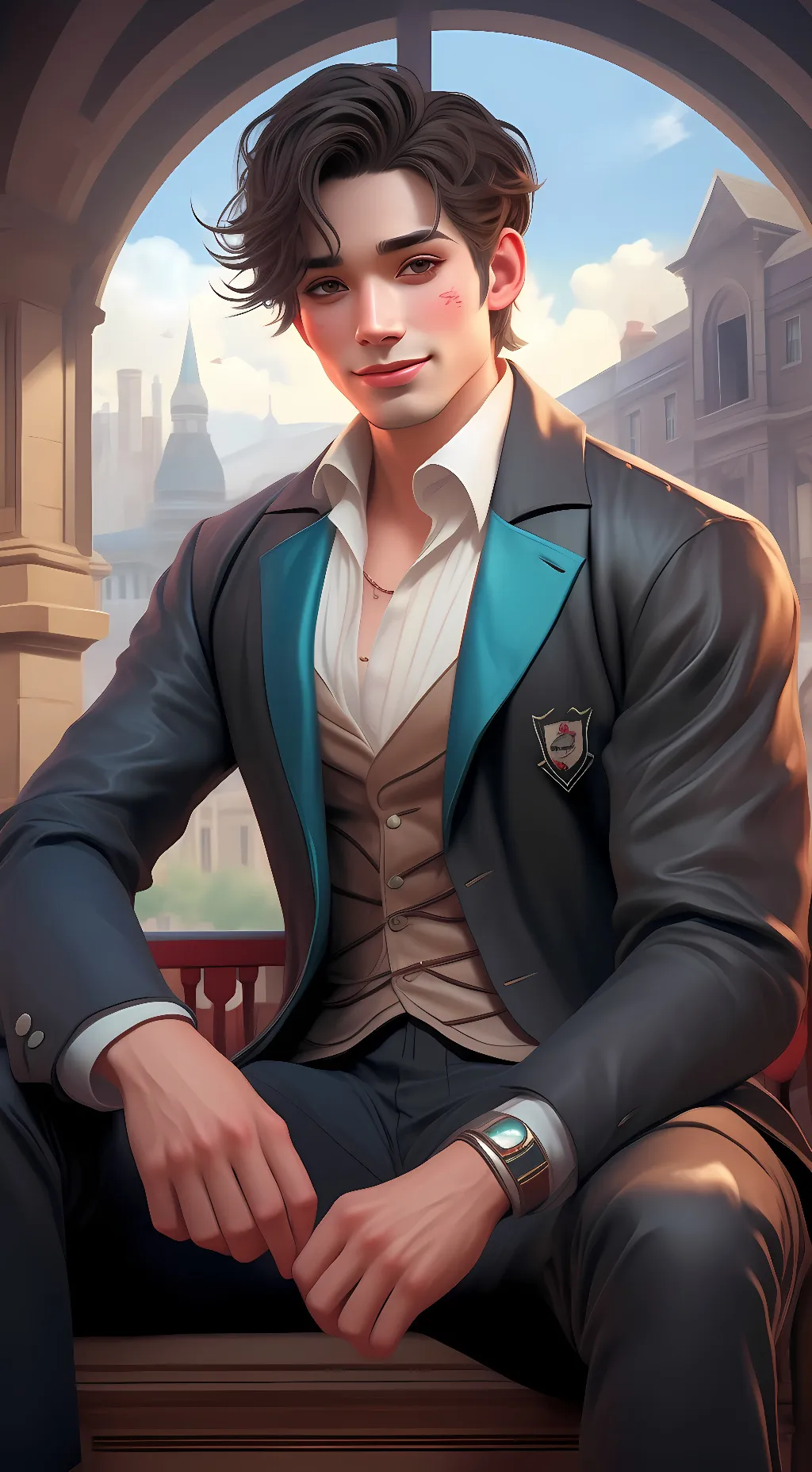 ai character: Lincoln  background