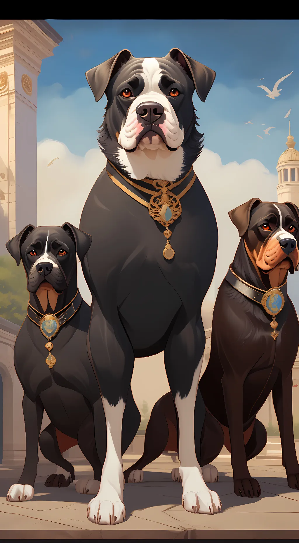ai character: buff boi background