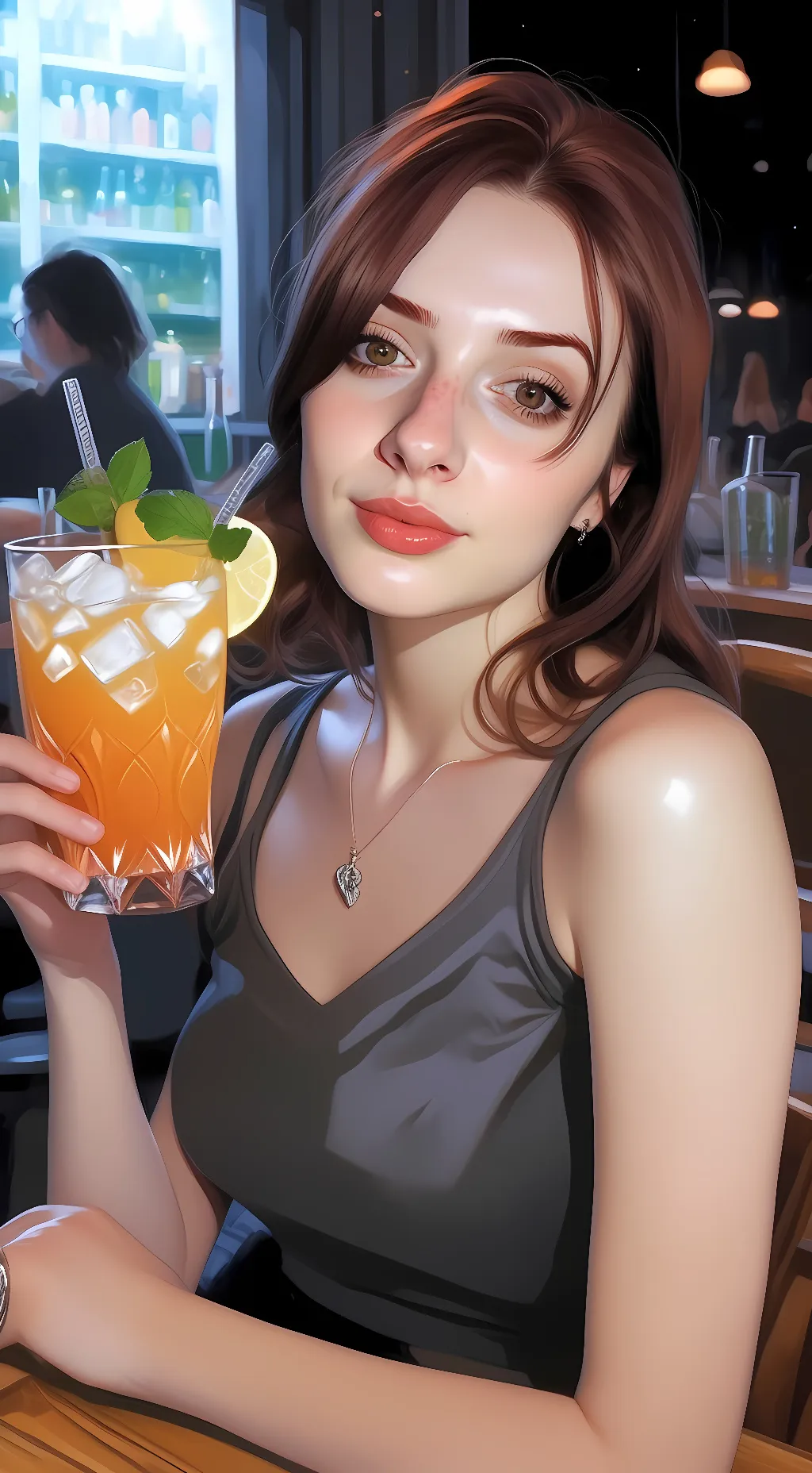 ai character: Emily  background