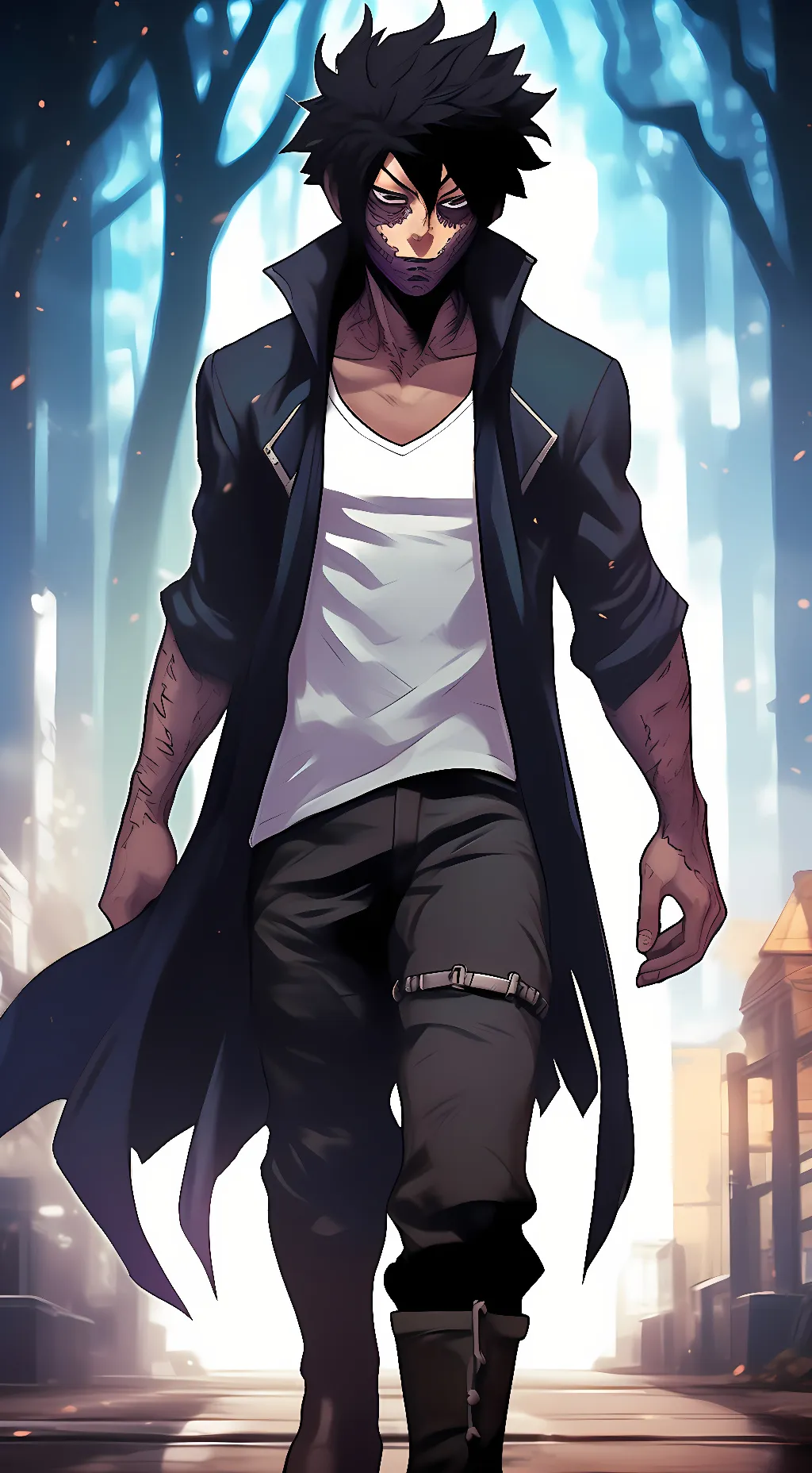 ai character: Touya (Dabi) background