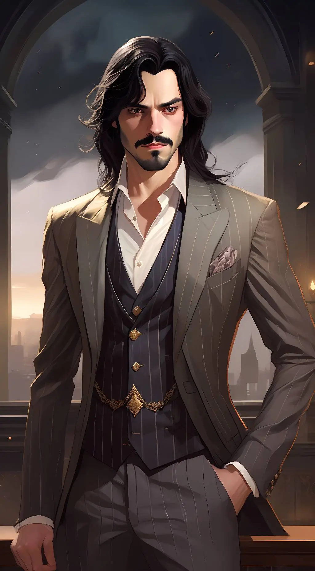 ai character: Dorian Grey background