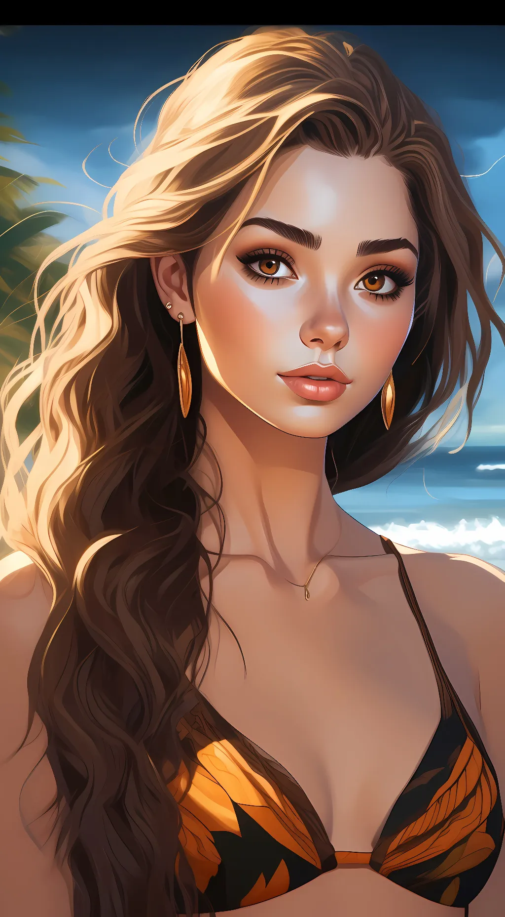 ai character: Emilia Woods background