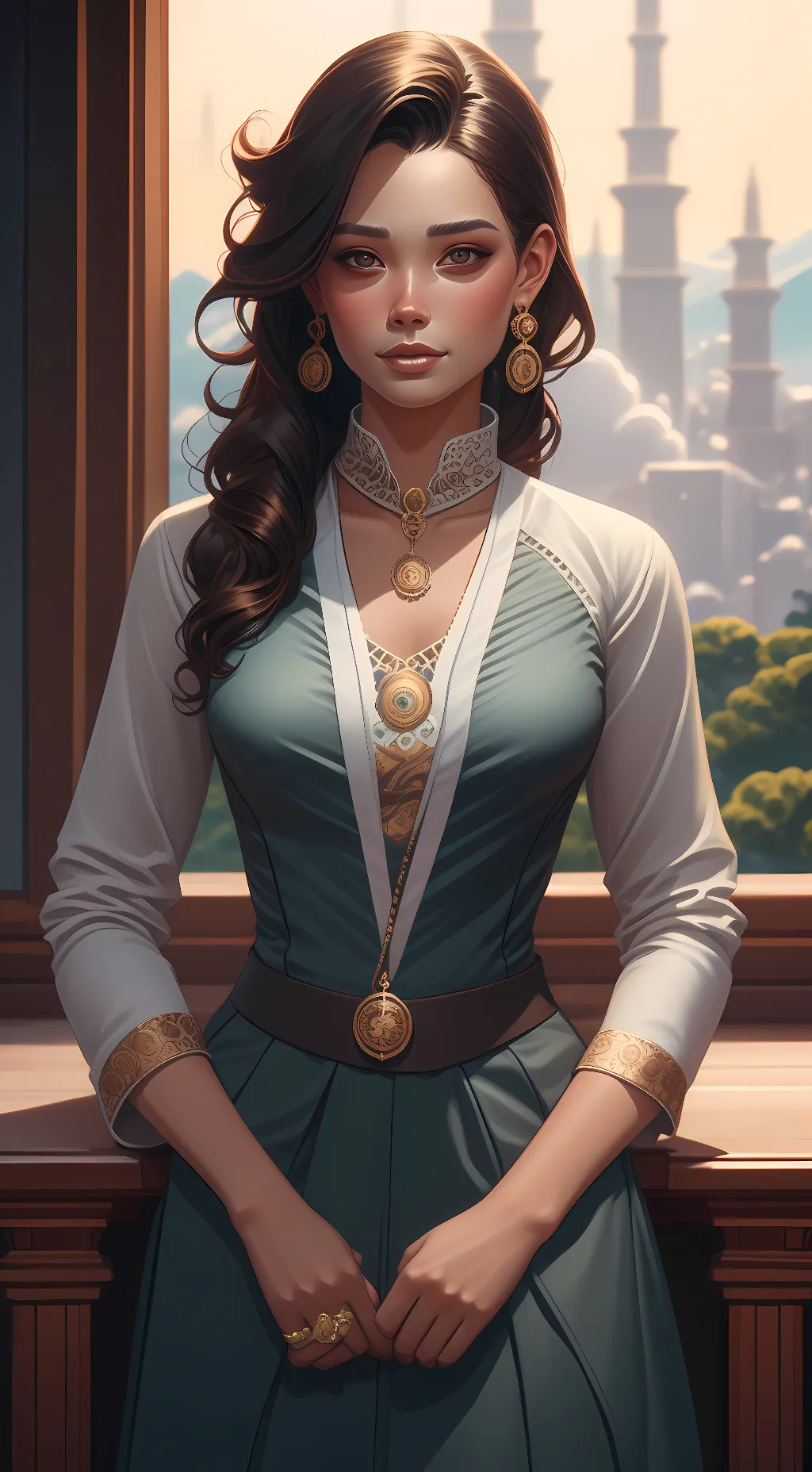 ai character: Maya background