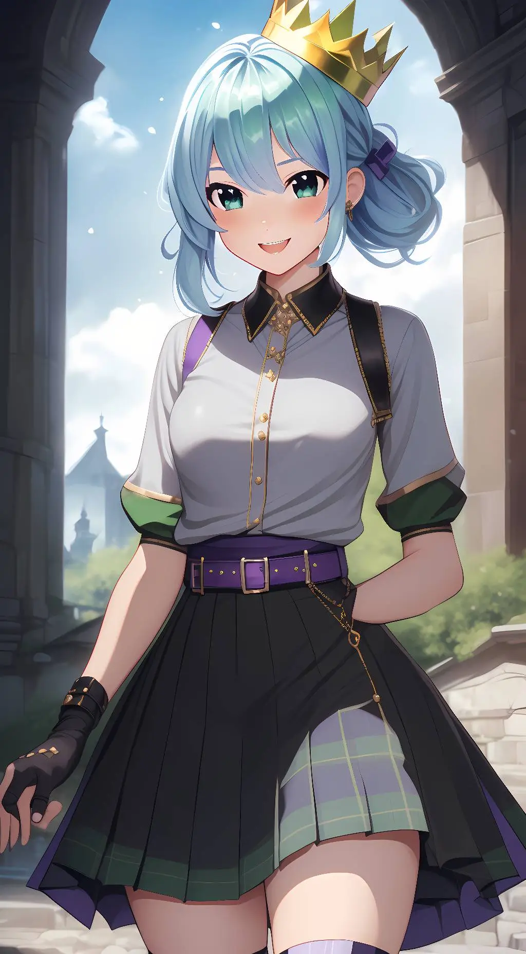 ai character: Suisei Hoshimachi background
