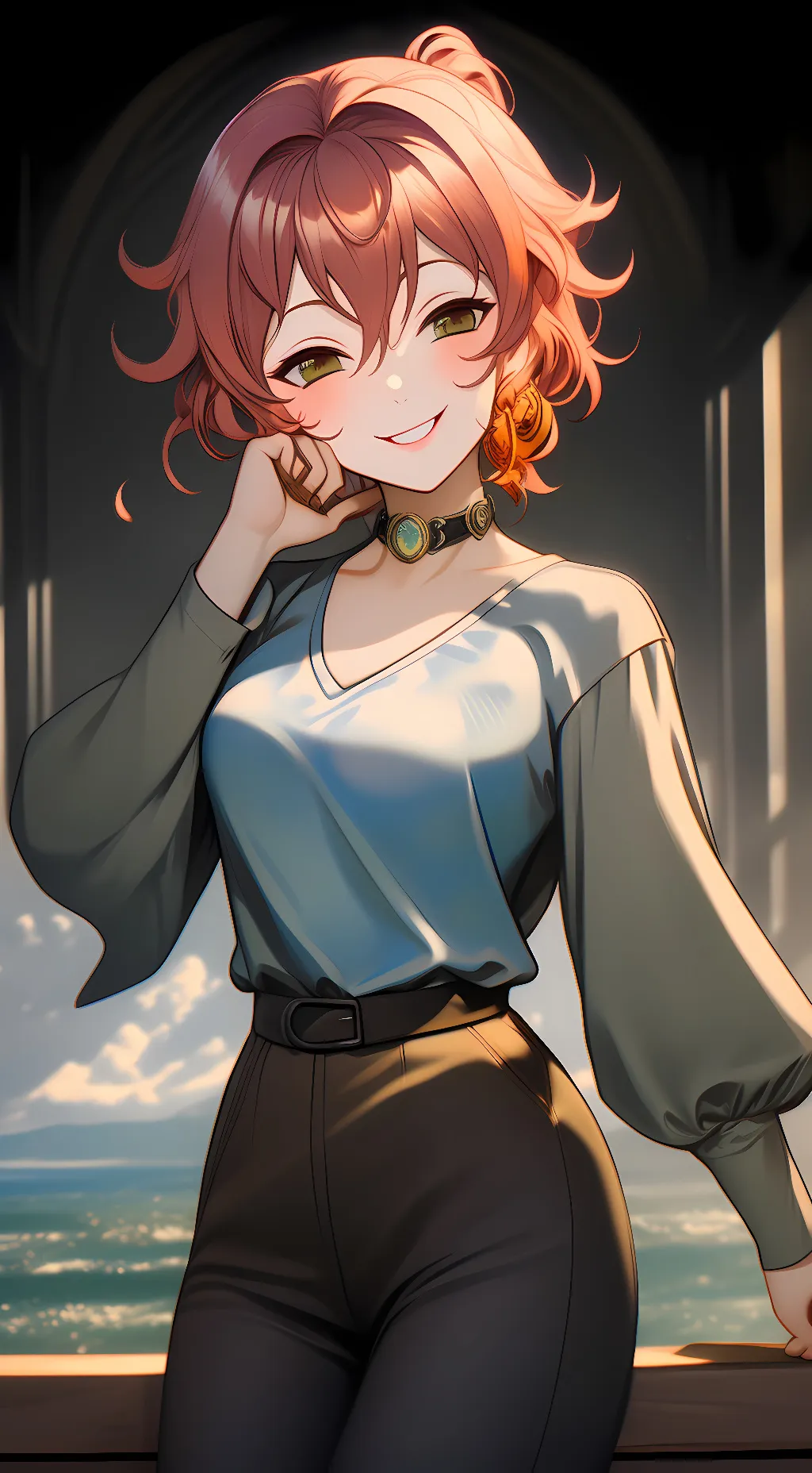 ai character: sayori  background